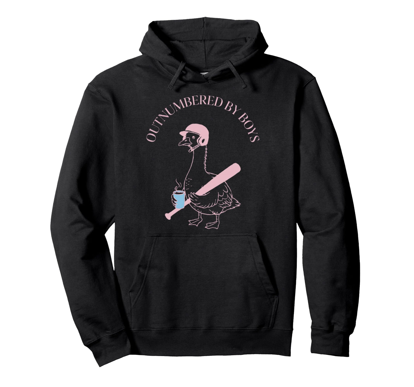 Mom Goose Mothers Day Outnumbered Hoodie - Aesthetic Graphic Men Women - T-Shirt, Sweatshirt, Hoodie