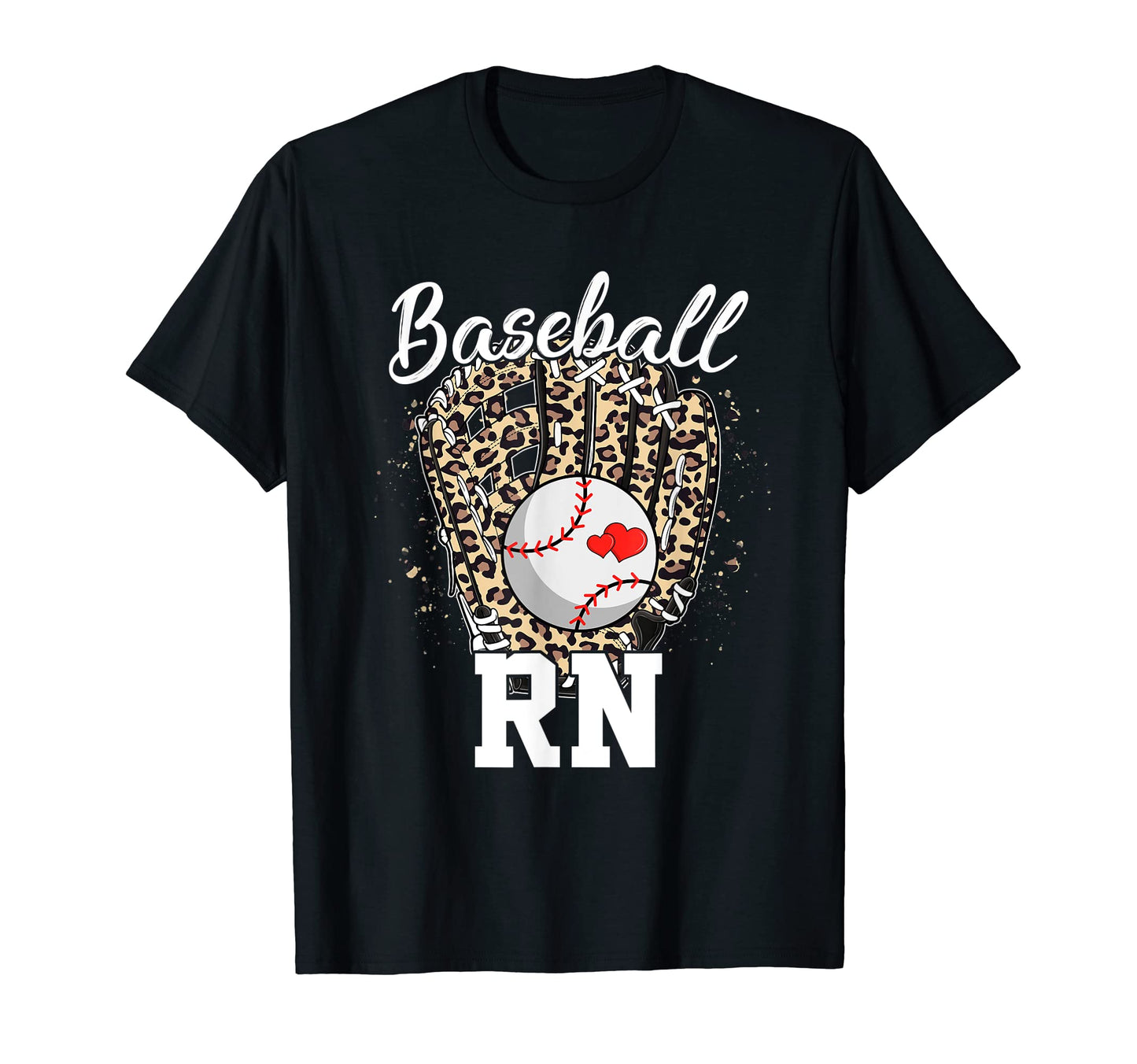 Funny Baseball Lover Rn Stethoscope T-Shirt - Custom Art Print for Adults - T-Shirt, Sweatshirt, Hoodie