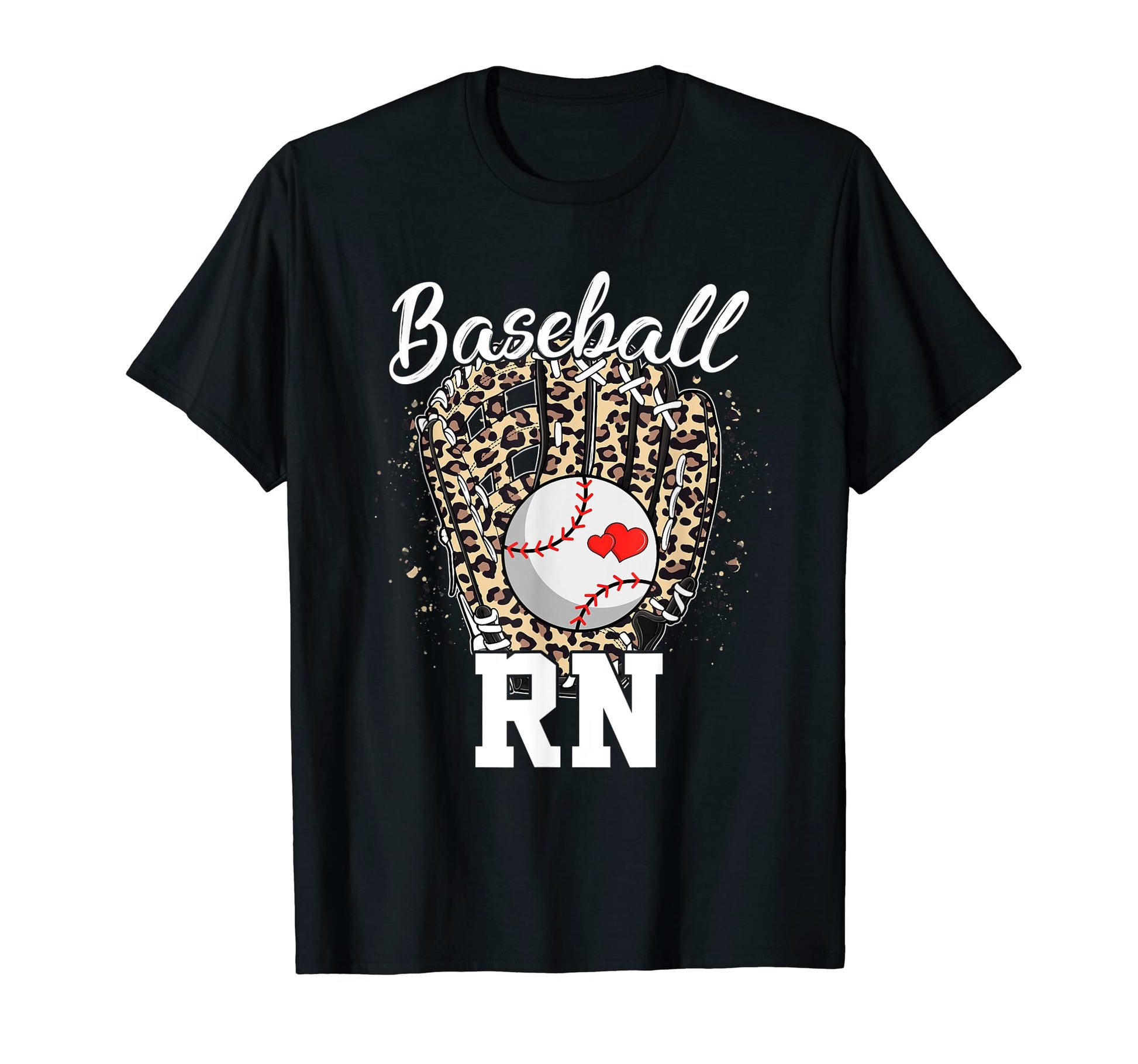 Funny Baseball Lover Rn Stethoscope T-Shirt - Custom Art Print for Adults - T-Shirt, Sweatshirt, Hoodie