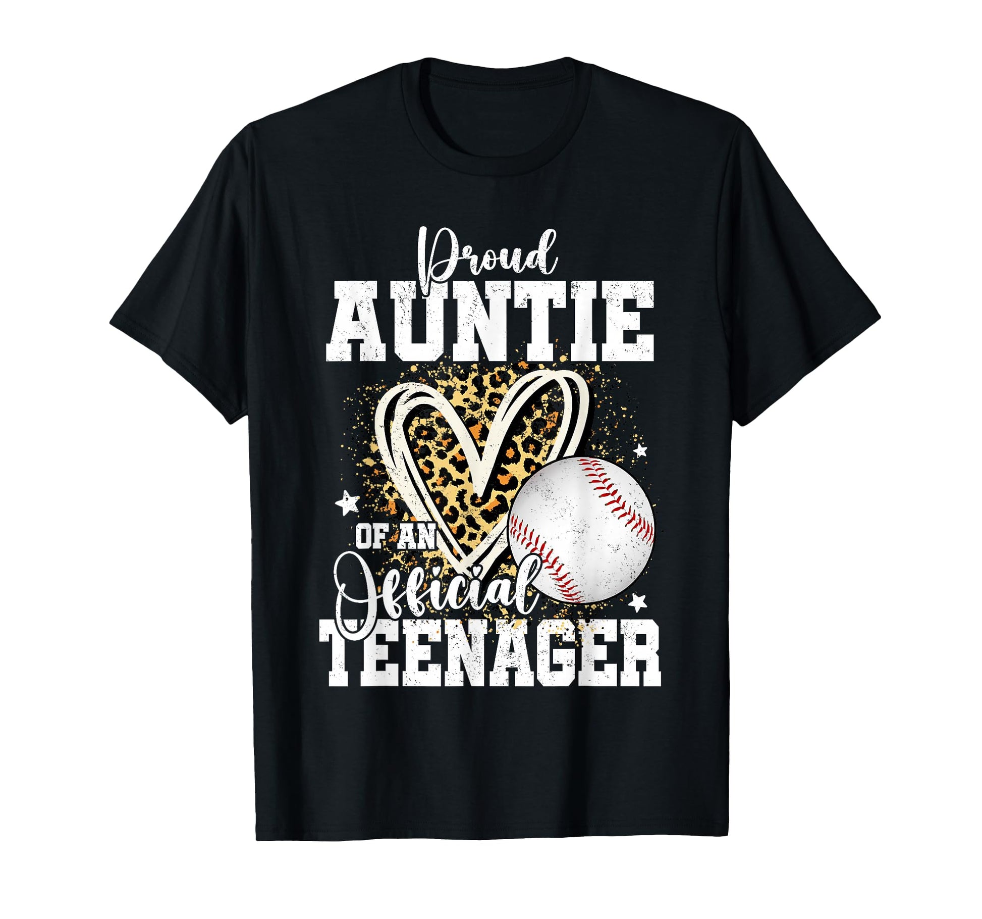 Proud Auntie Teenager 13Th T-Shirt - Fun Novelty Design for Adults - T-Shirt, Sweatshirt, Hoodie