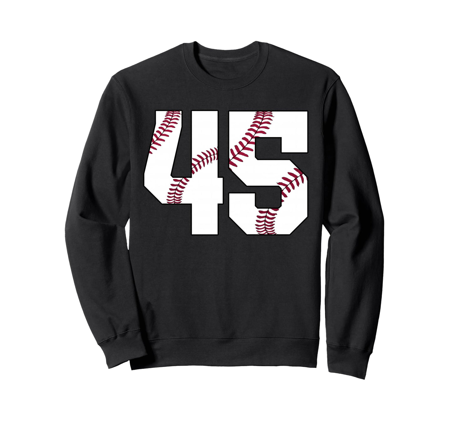 Baseball 1981 45Th Birthday 45 Sweatshirt - Fun Novelty Design for Adults - T-Shirt, Sweatshirt, Hoodie