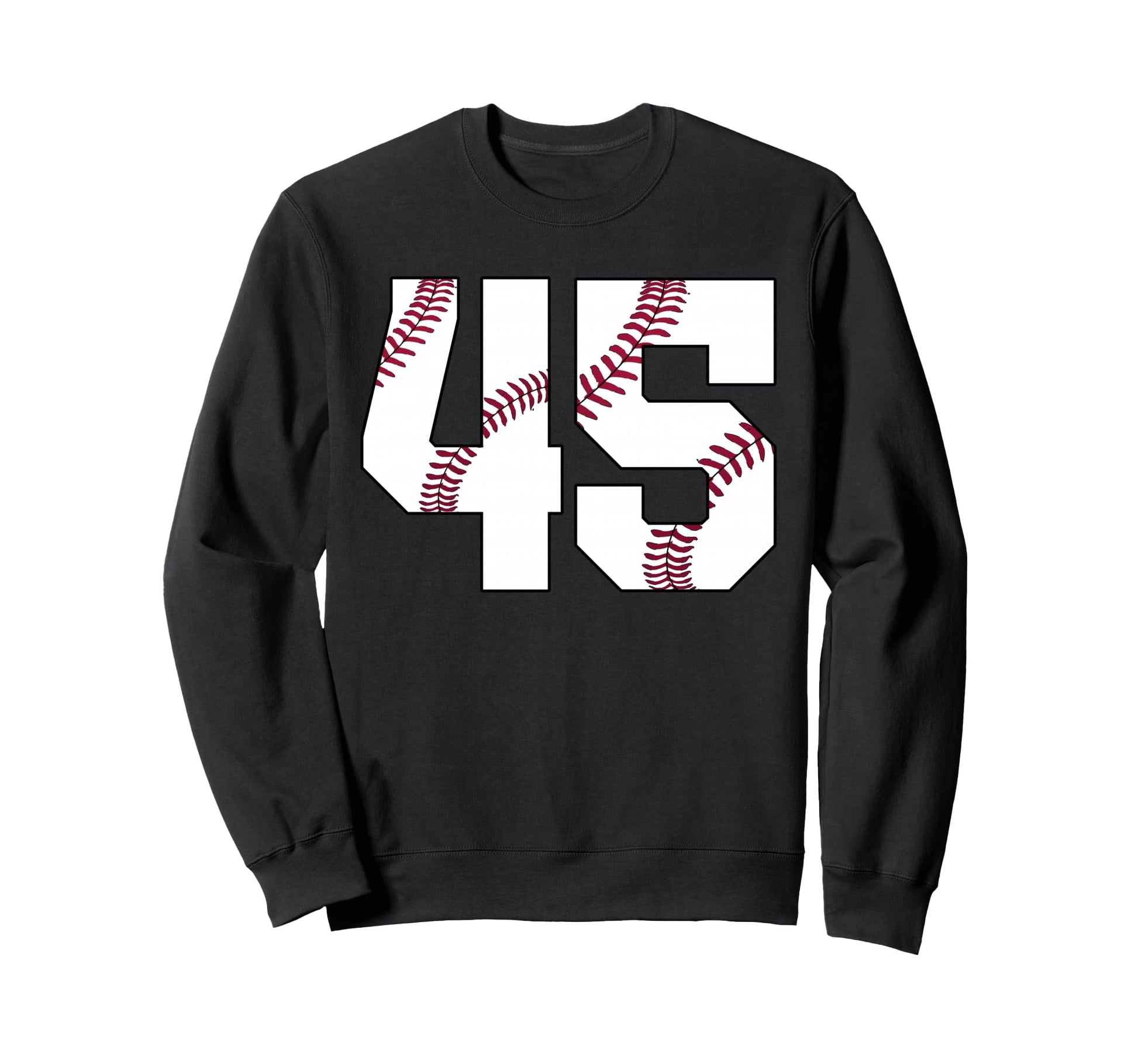 Baseball 1981 45Th Birthday 45 Sweatshirt - Fun Novelty Design for Adults - T-Shirt, Sweatshirt, Hoodie