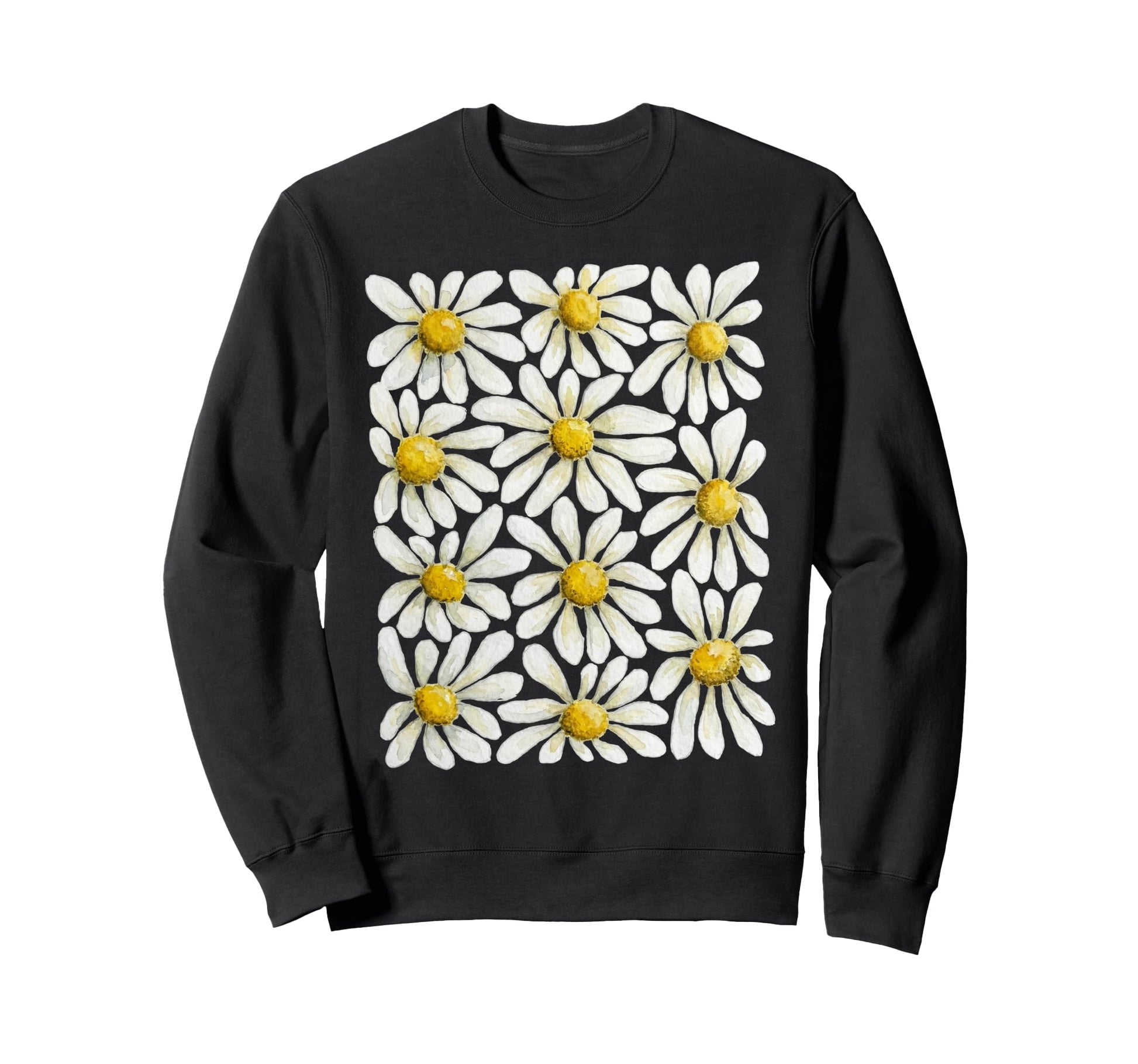 Daisy Flower Floral Botanical Sweatshirt - Streetwear Style for Adults - T-Shirt, Sweatshirt, Hoodie