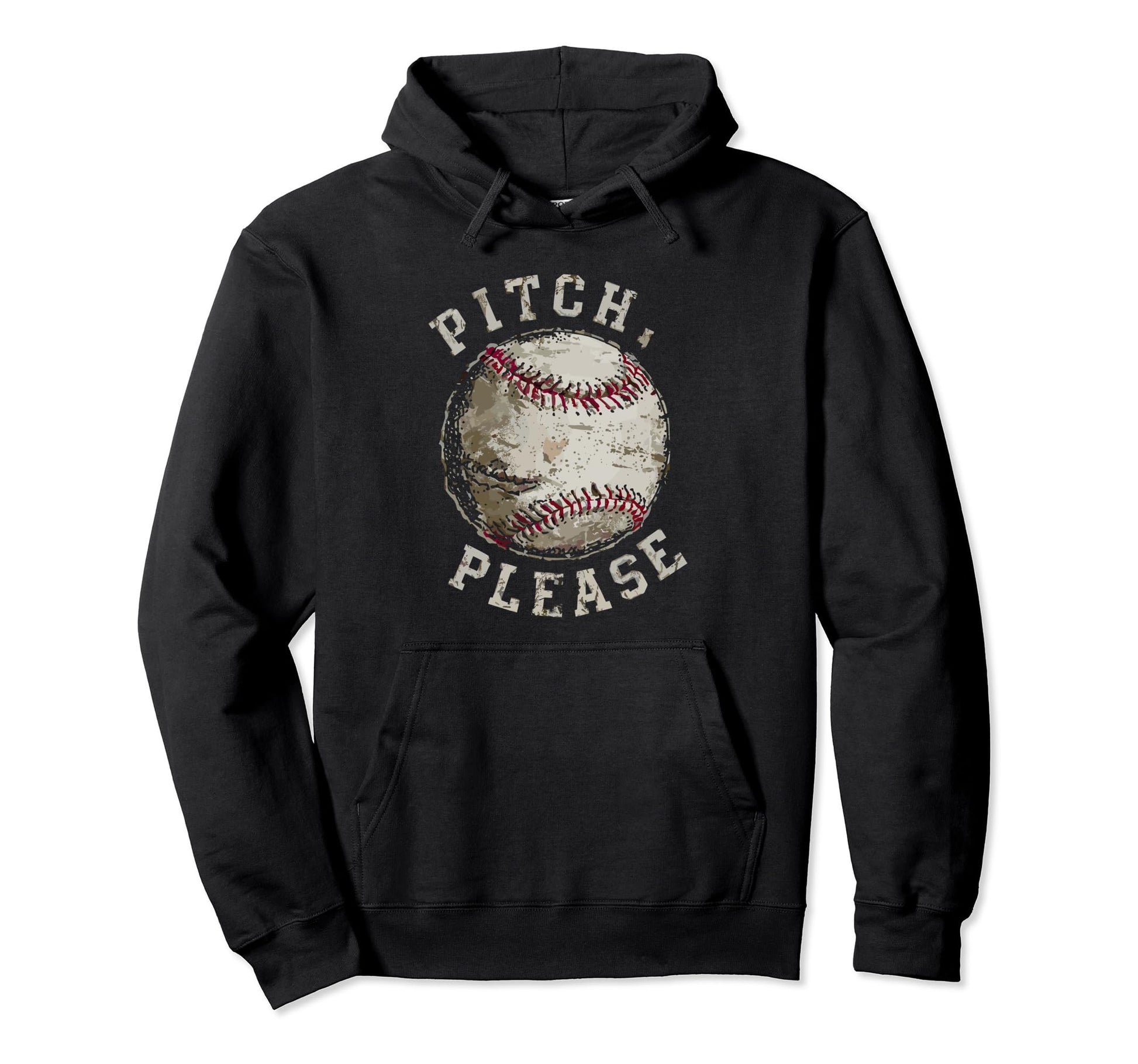 Pitching Baseball Pitch Please Hoodie - Aesthetic Graphic Men Women - T-Shirt, Sweatshirt, Hoodie