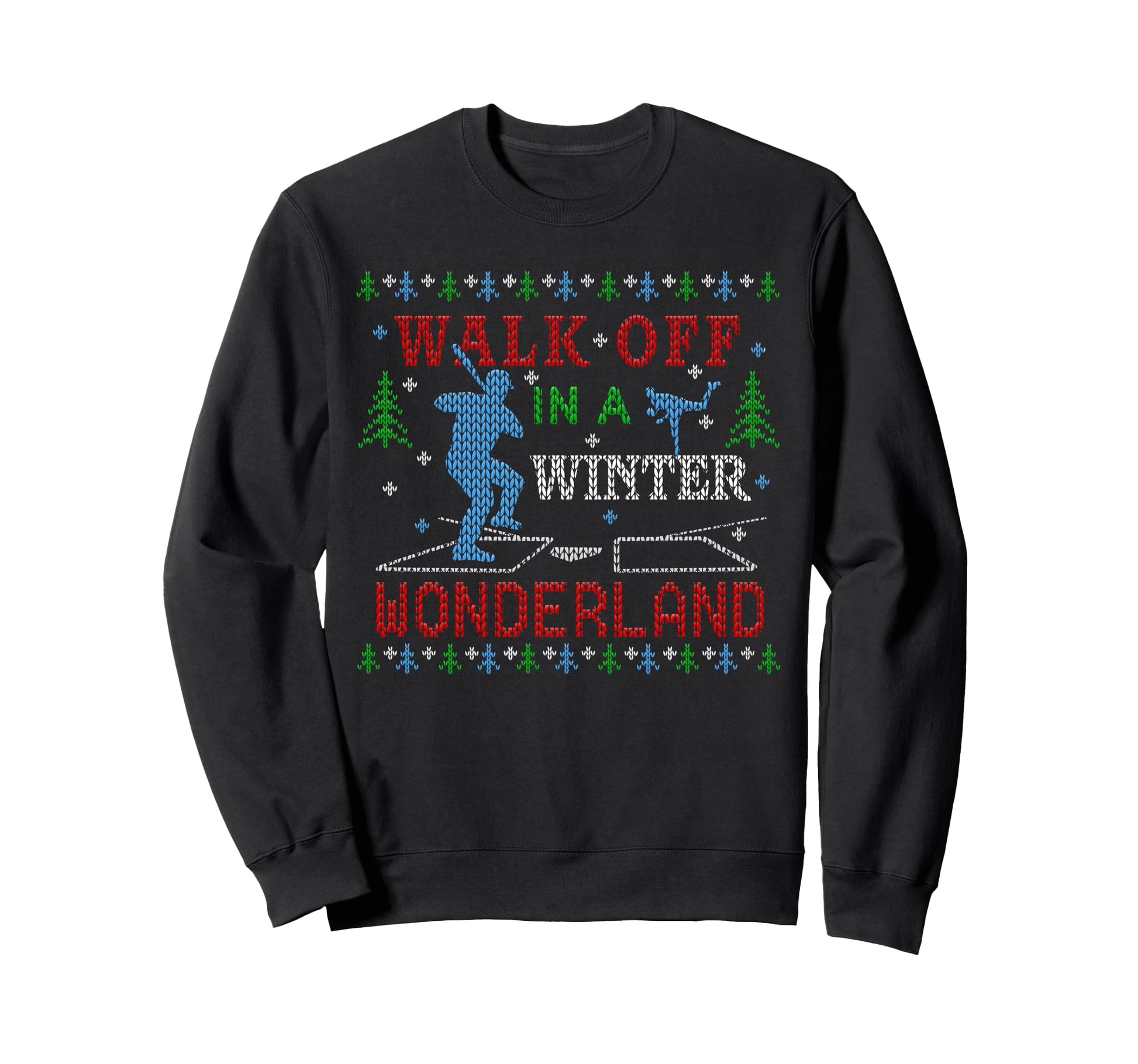 Baseball Softball Walk Off Ugly Sweatshirt - Fun Novelty Design Unisex - T-Shirt, Sweatshirt, Hoodie