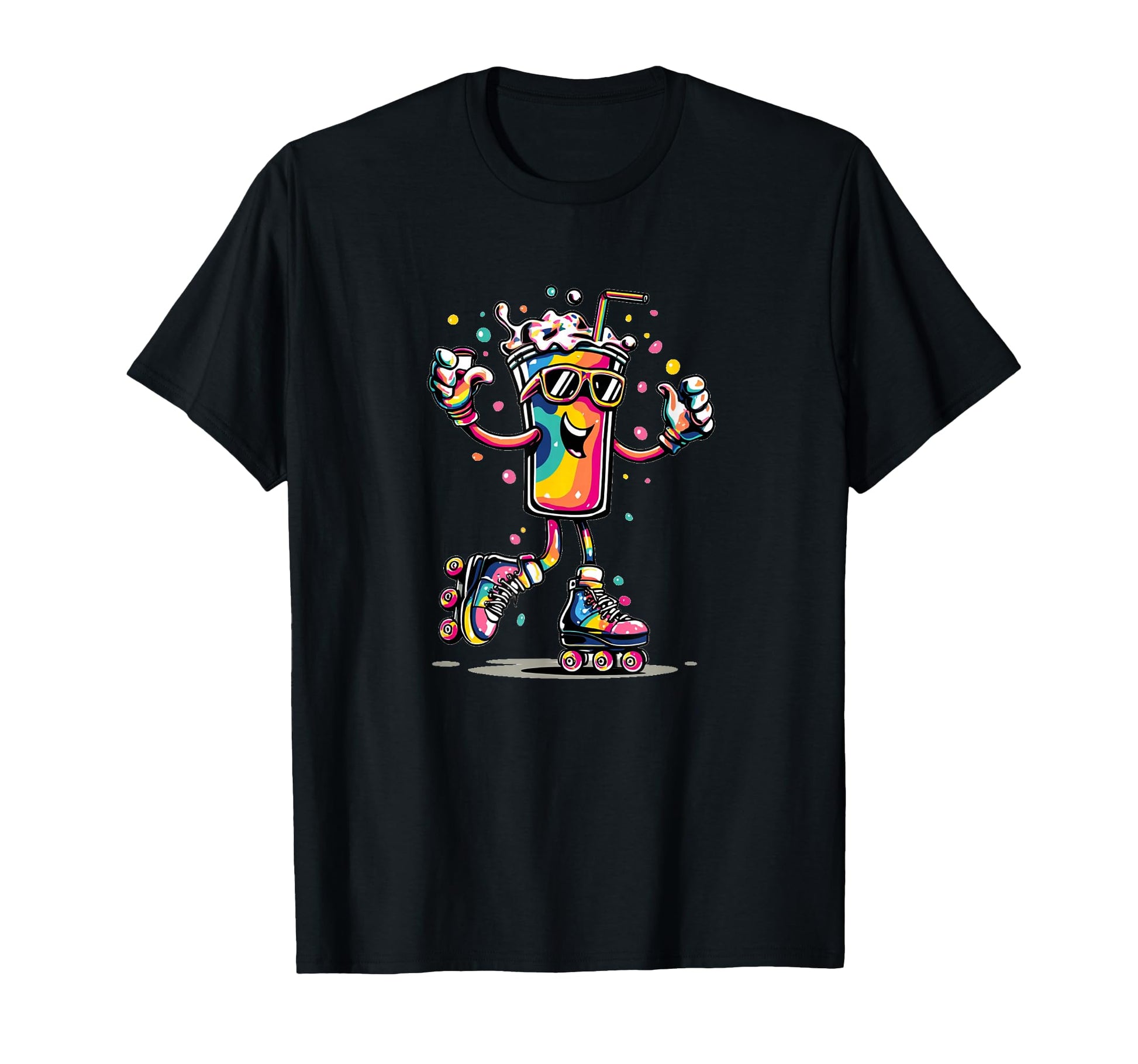 Nice Disco Costume Roller Skates T-Shirt - Trendy Graphic for Adults - T-Shirt, Sweatshirt, Hoodie