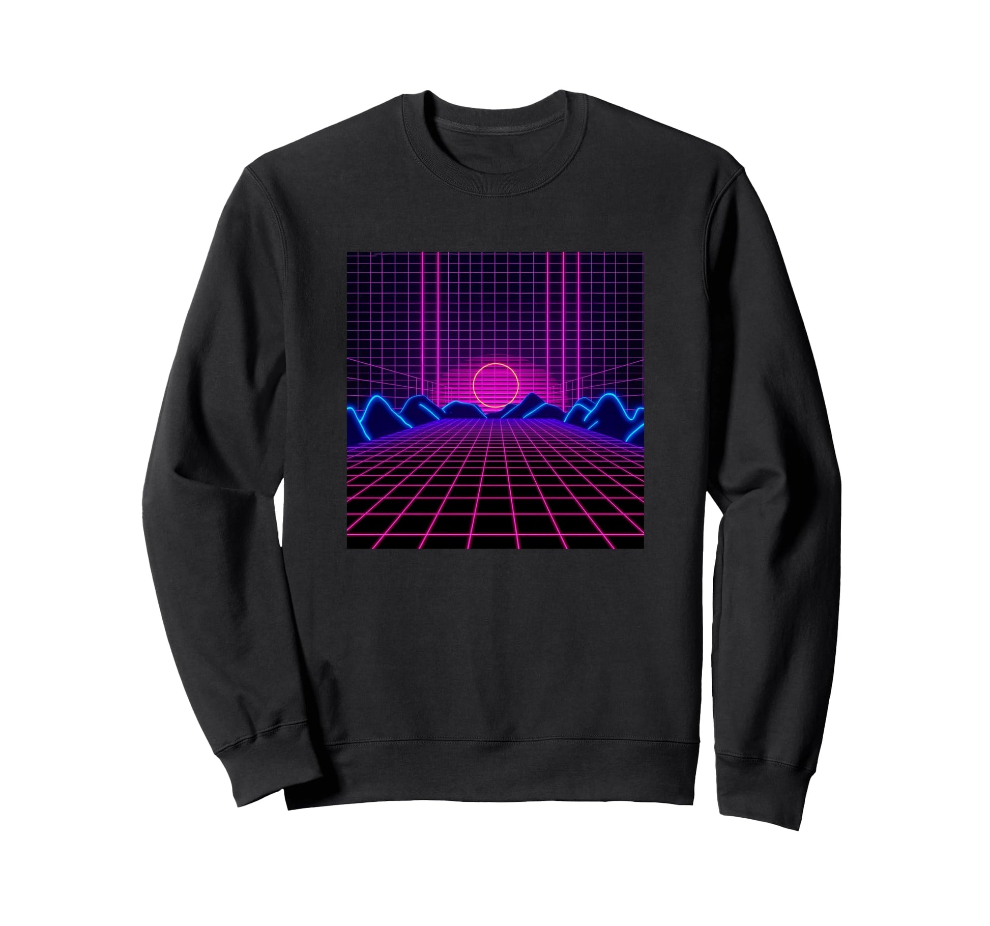 Aesthetic Vaporwave Synthwave 80S 90S Sweatshirt - Novelty Apparel Unisex - T-Shirt, Sweatshirt, Hoodie