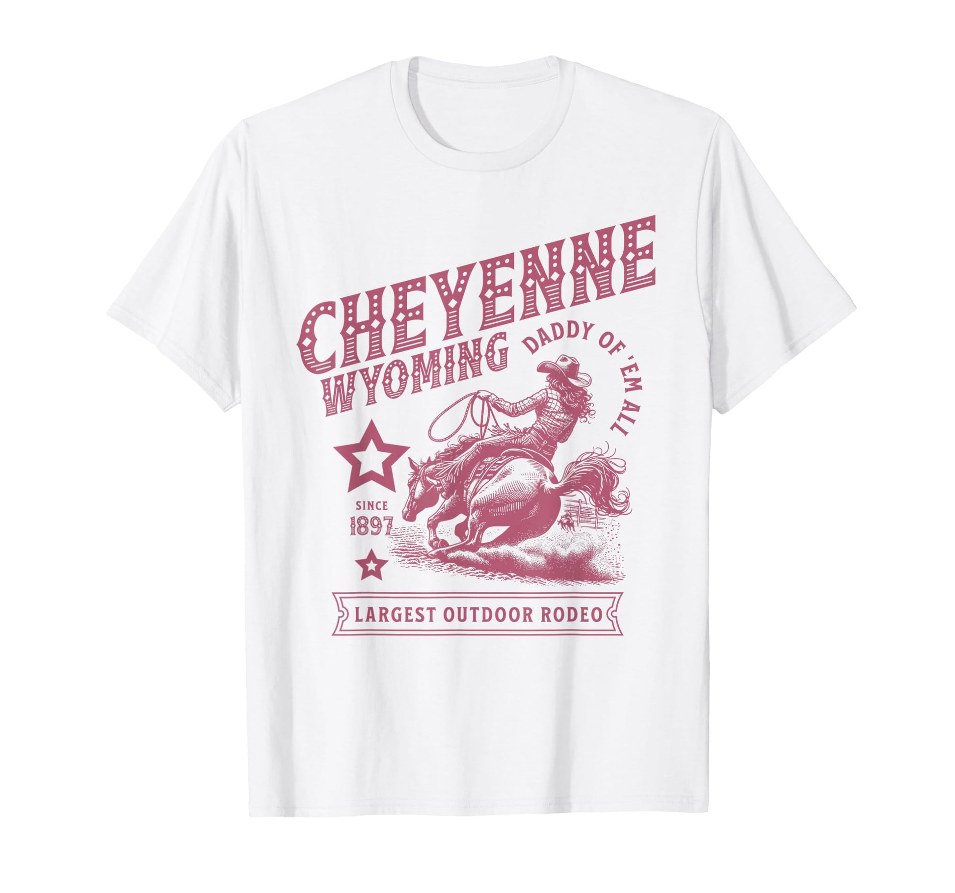 Cheyenne Wyoming Rodeo Bull Riding T-Shirt - Streetwear Style Men Women - T-Shirt, Sweatshirt, Hoodie