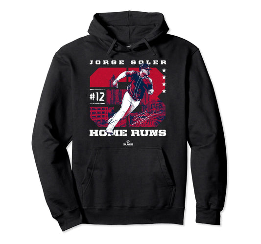 3 Home Runs Jorge Soler Baseball Player Hoodie - Minimalist Print Unisex - T-Shirt, Sweatshirt, Hoodie