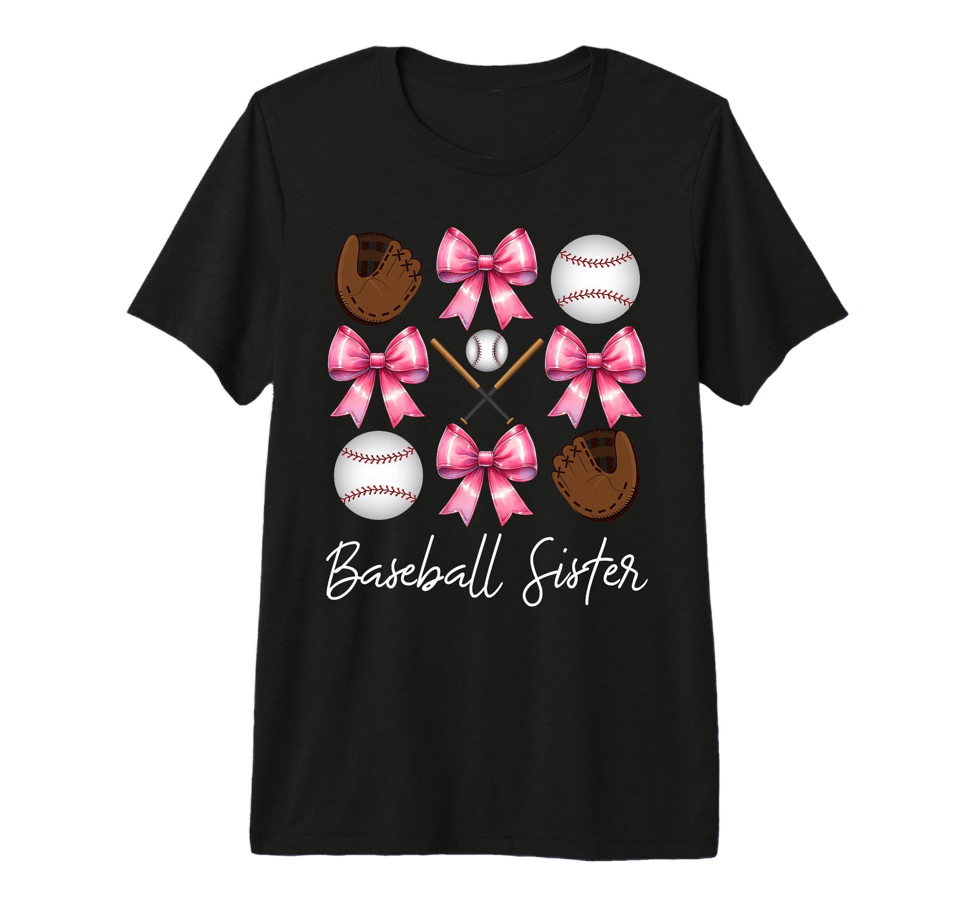 Baseball Sister Baseball Mom Mothers Day T-Shirt - Trendy Graphic Unisex - T-Shirt, Sweatshirt, Hoodie