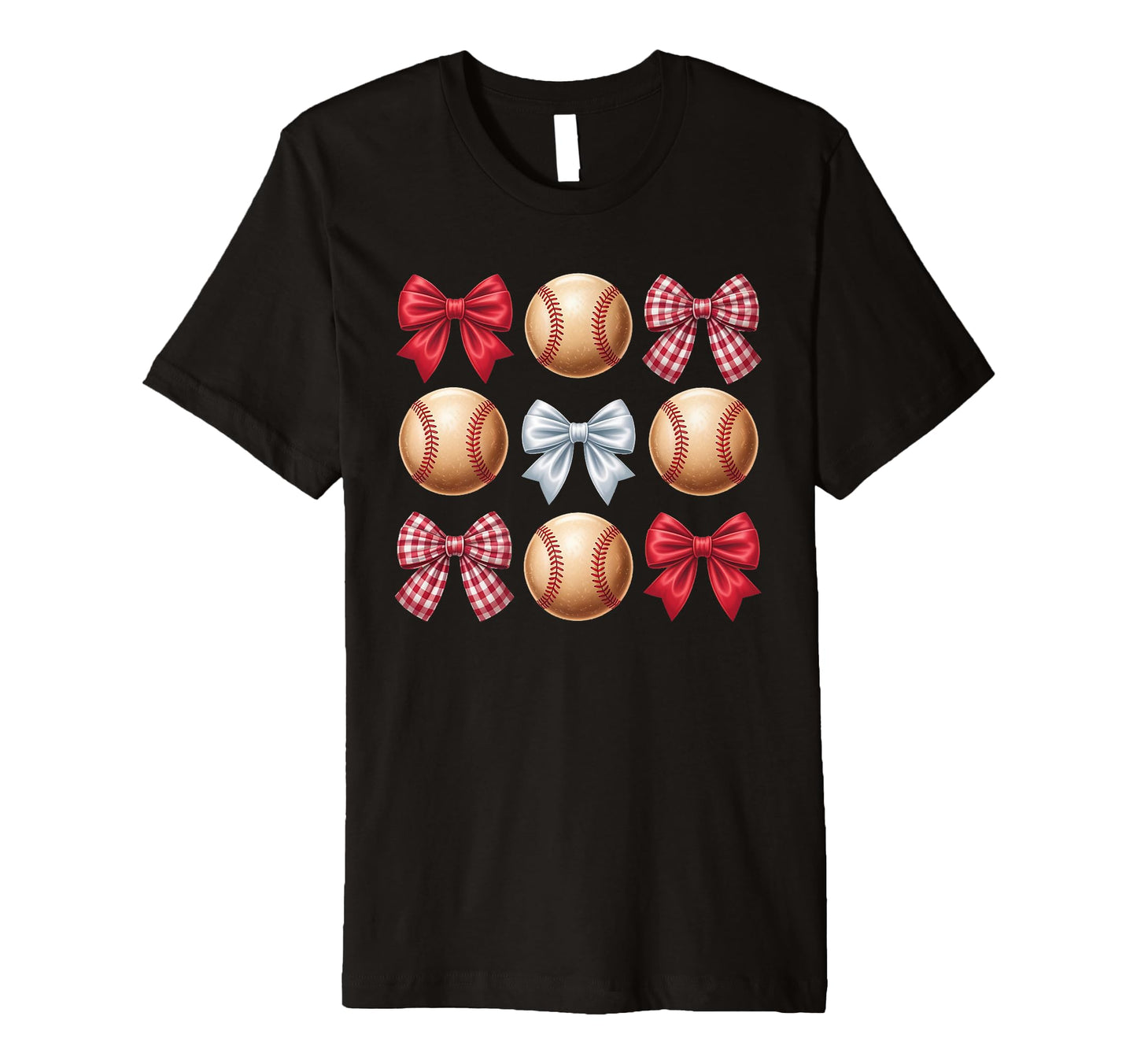 Coquette Bow Baseball Game Day T-Shirt - Casual Everyday Wear for Adults - T-Shirt, Sweatshirt, Hoodie