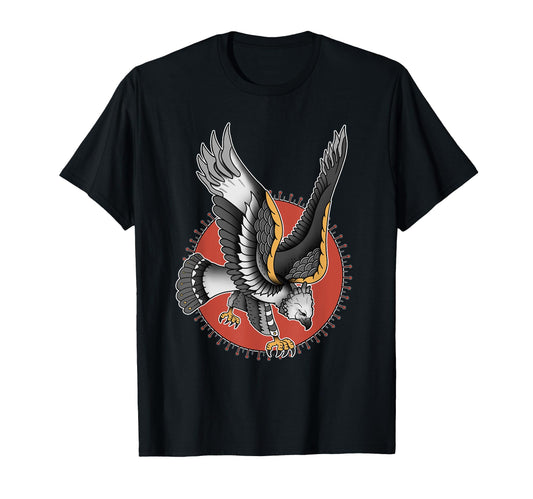 American Traditional Harpy Eagle Tattoo T-Shirt - Minimalist Print Unisex - T-Shirt, Sweatshirt, Hoodie