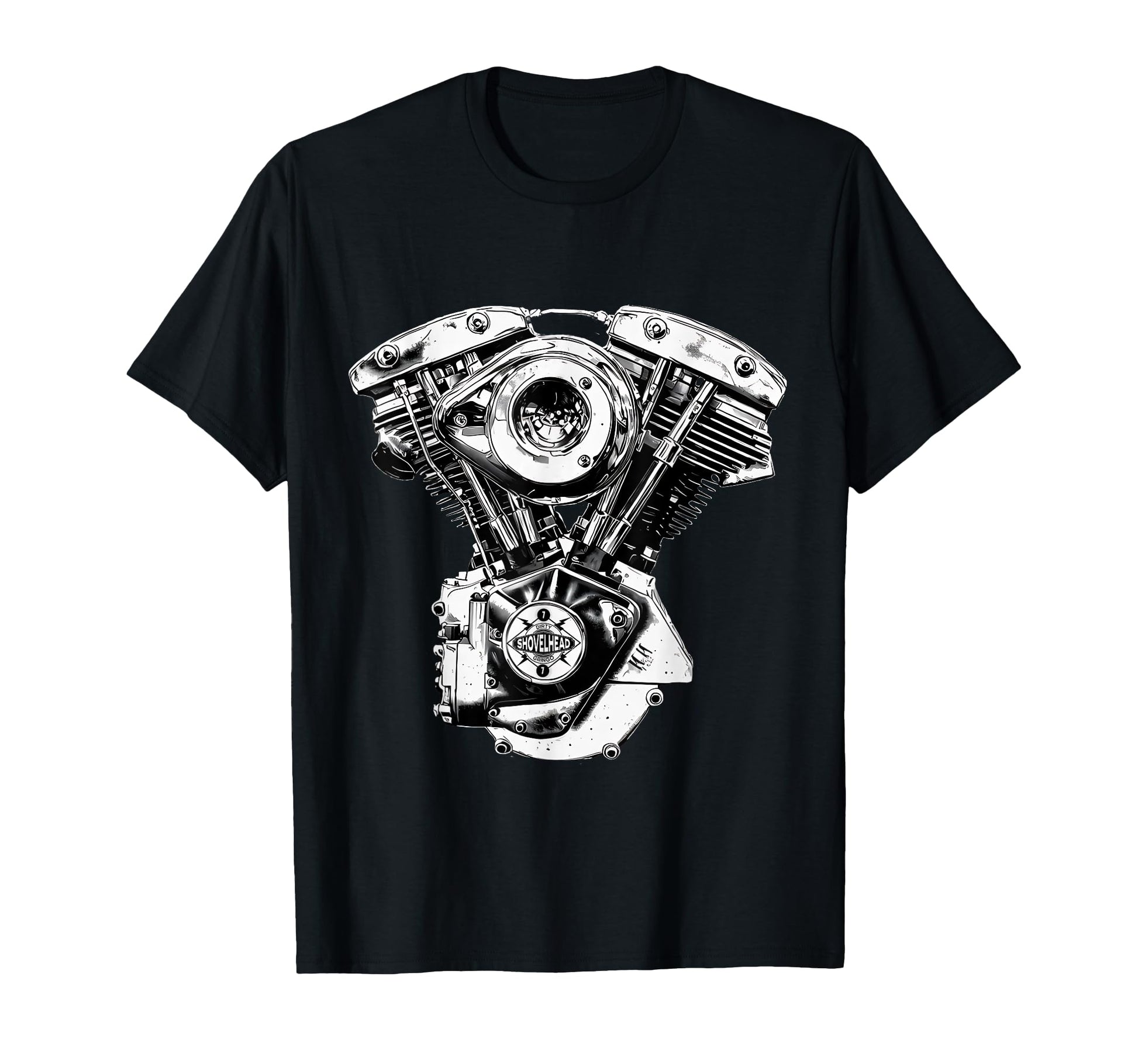 1977 Cone Shovelhead Hd Old School T-Shirt - Aesthetic Graphic Unisex - T-Shirt, Sweatshirt, Hoodie
