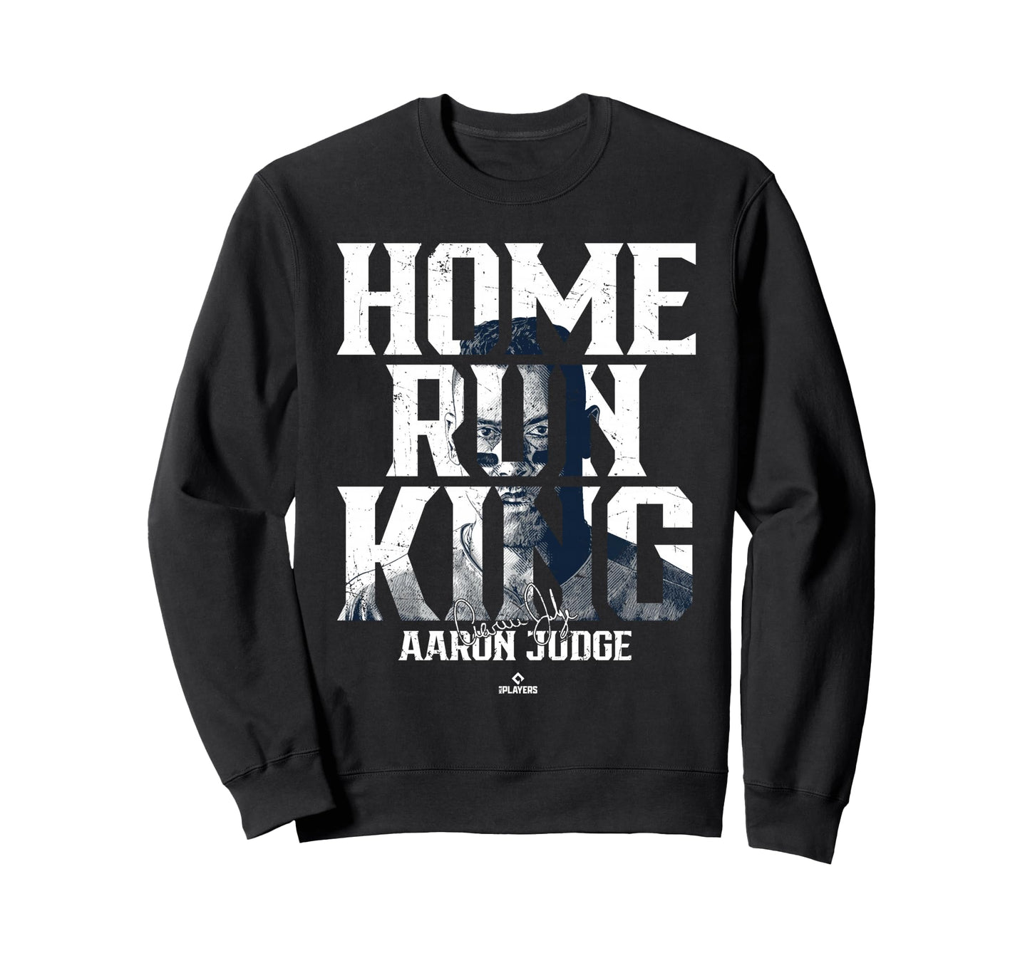 Home Run King Portrait Aaron Judge Sweatshirt - Trendy Graphic Men Women - T-Shirt, Sweatshirt, Hoodie