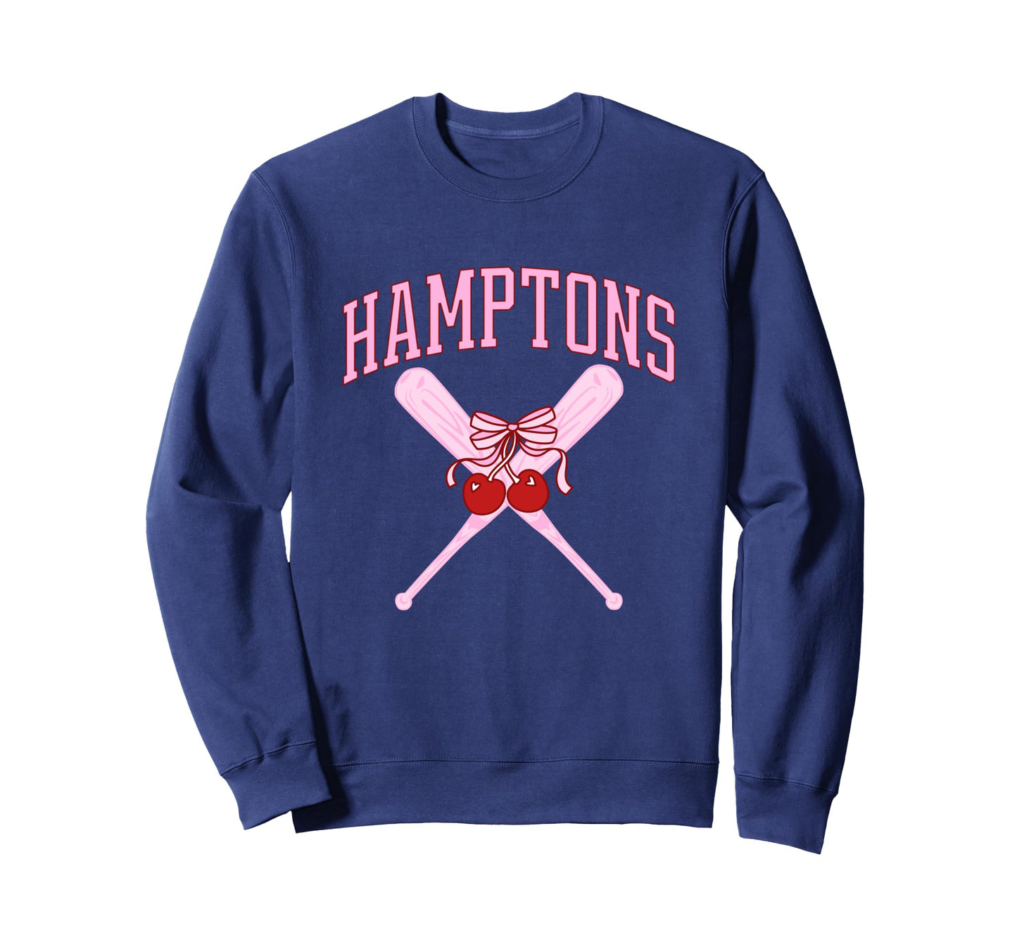 Coquette Hamptons Baseball Preppy Soft Sweatshirt - Unique Graphic Unisex - T-Shirt, Sweatshirt, Hoodie