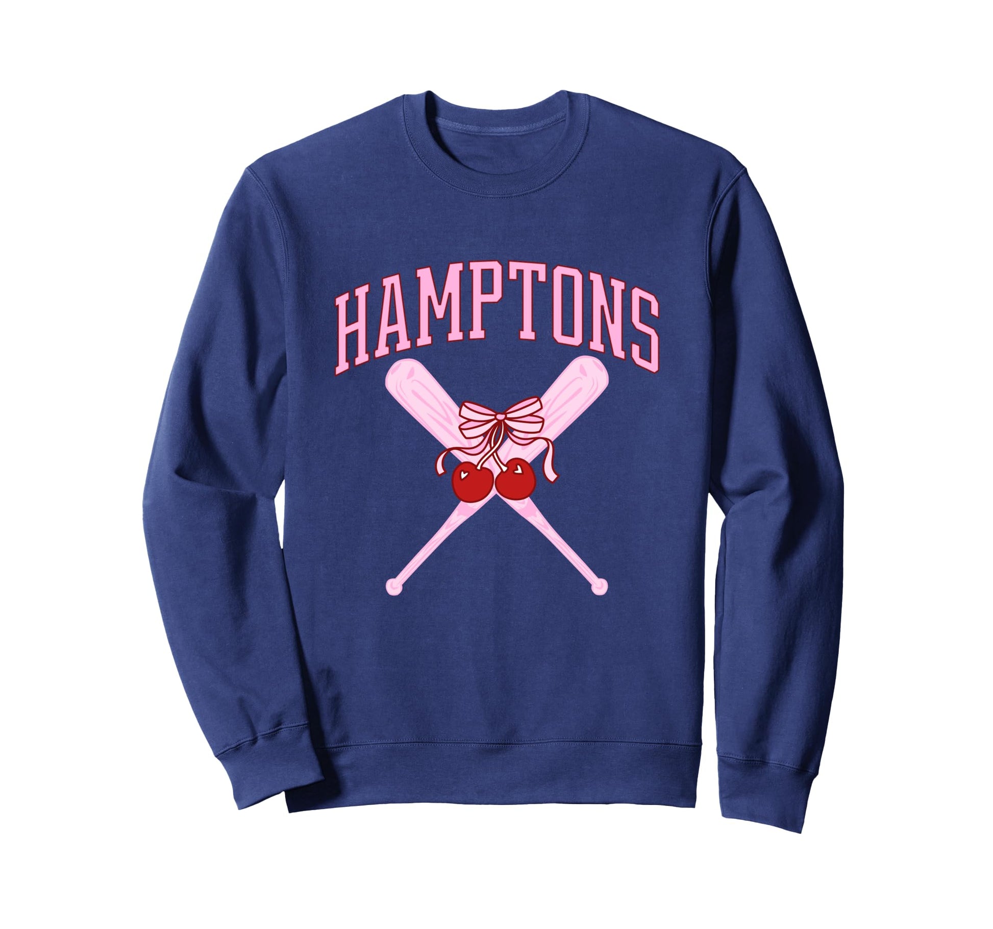 Coquette Hamptons Baseball Preppy Soft Sweatshirt - Unique Graphic Unisex - T-Shirt, Sweatshirt, Hoodie