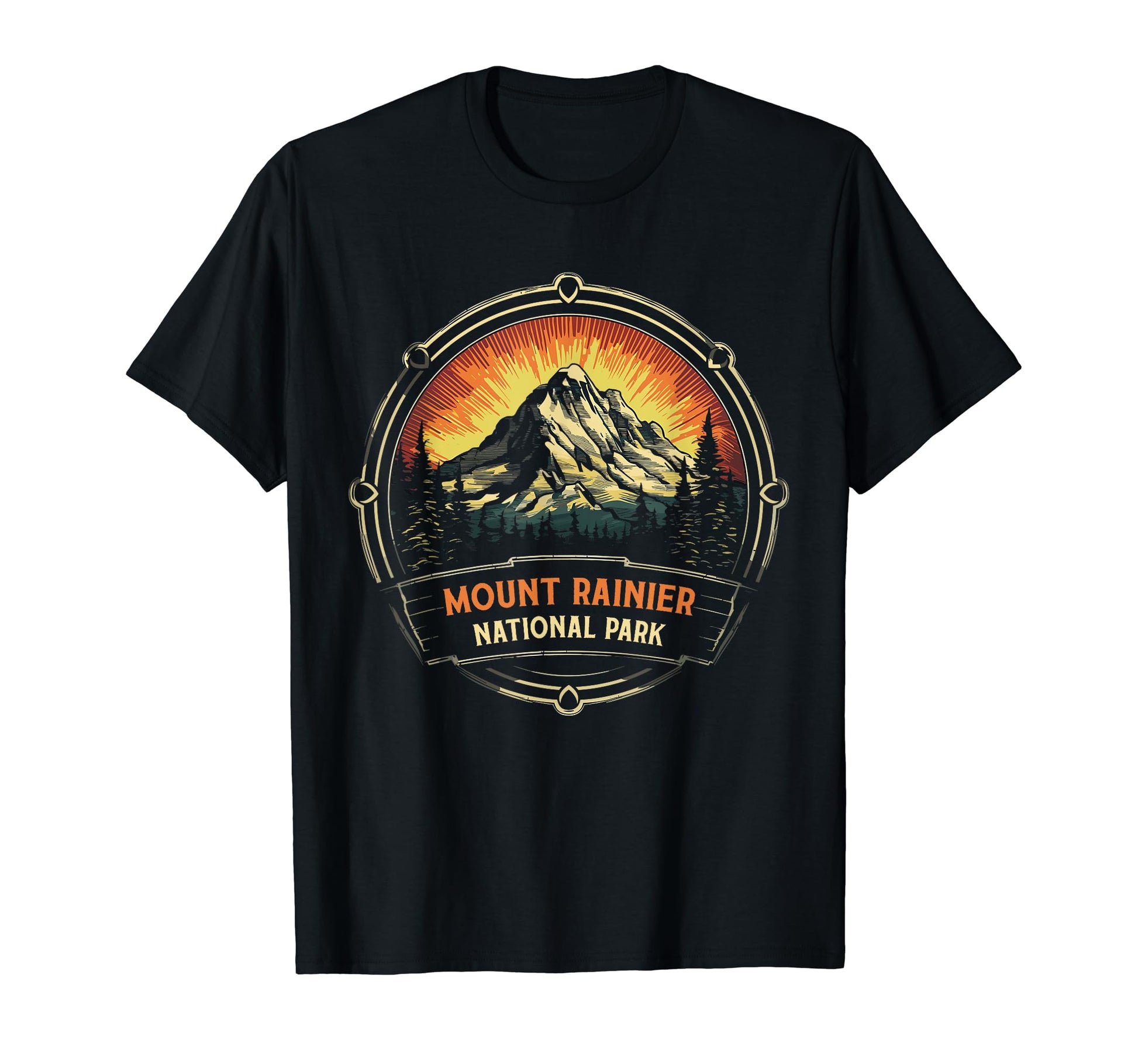 Mount Rainier National Park Washington T-Shirt - Graphic Print for Adults - T-Shirt, Sweatshirt, Hoodie