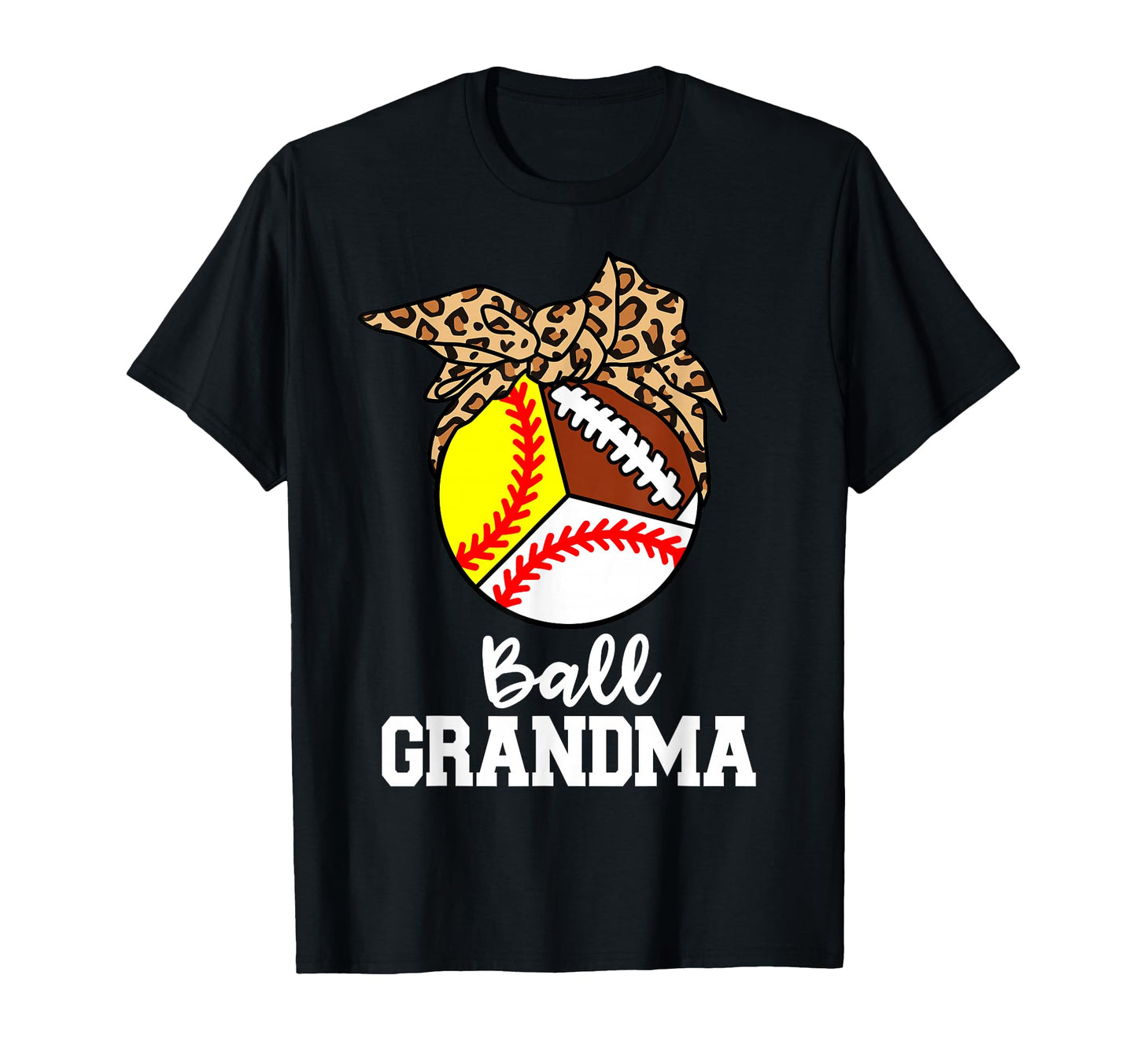 Ball Grandma Baseball Softball T-Shirt - Aesthetic Graphic Men Women - T-Shirt, Sweatshirt, Hoodie