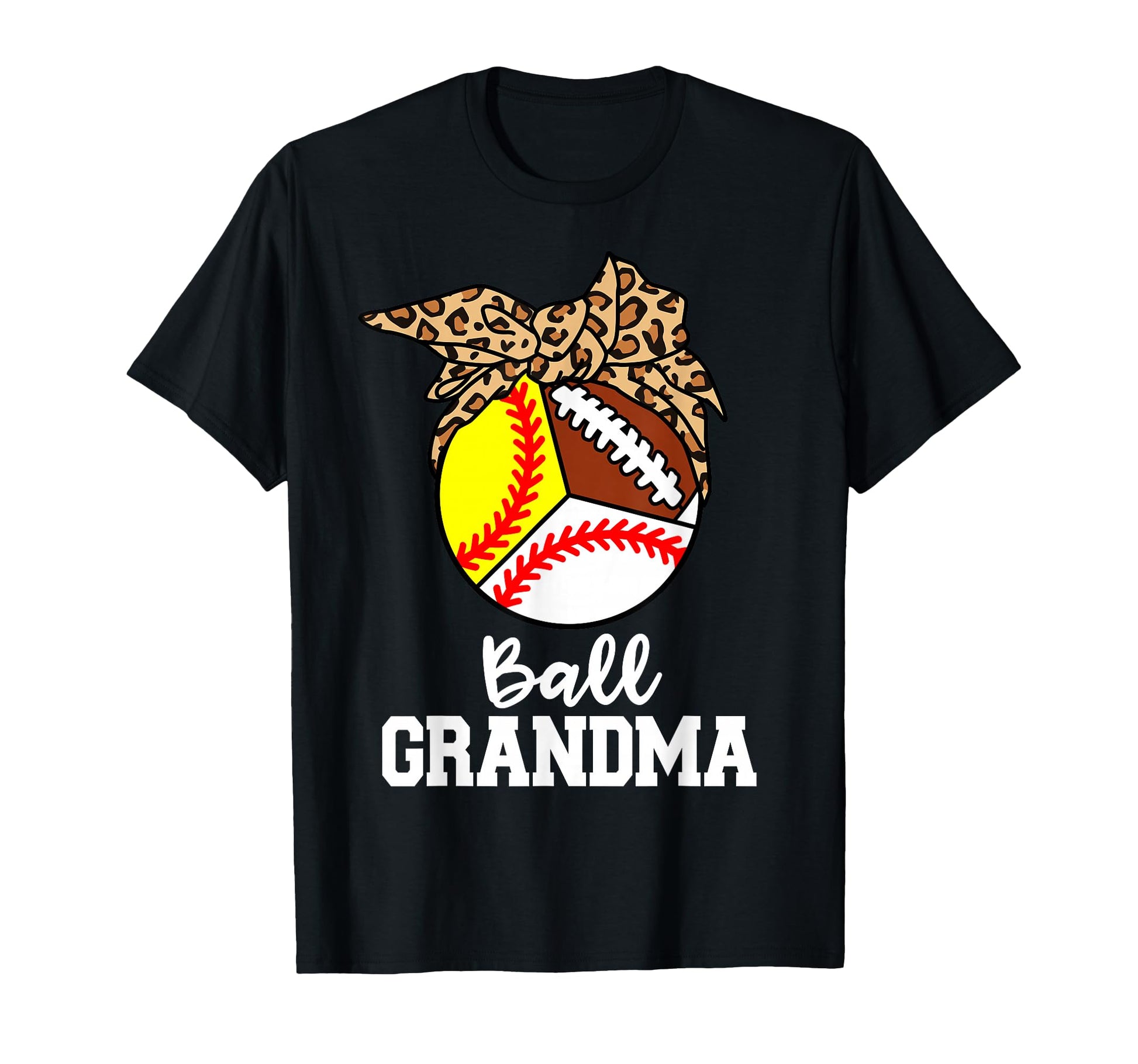 Ball Grandma Baseball Softball T-Shirt - Aesthetic Graphic Men Women - T-Shirt, Sweatshirt, Hoodie