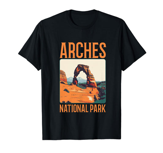 Arches Usa National Park Utah T-Shirt - Casual Everyday Wear Men Women - T-Shirt, Sweatshirt, Hoodie