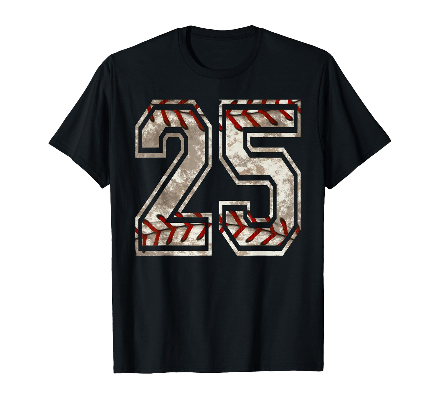 Baseball Team Player Jersey Number 25 T-Shirt - Minimalist Print Men Women - T-Shirt, Sweatshirt, Hoodie