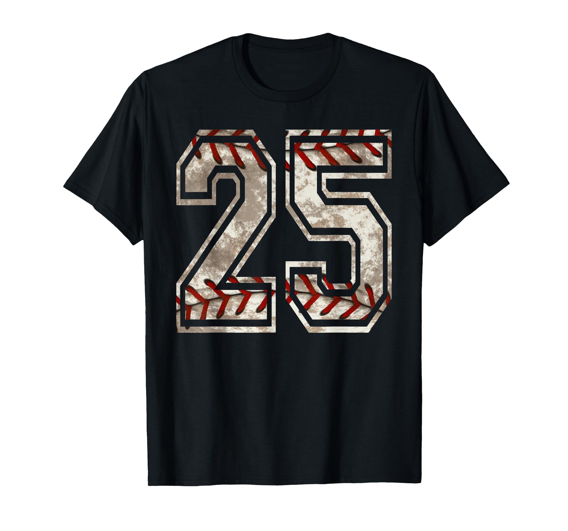 Baseball Team Player Jersey Number 25 T-Shirt - Minimalist Print Men Women - T-Shirt, Sweatshirt, Hoodie
