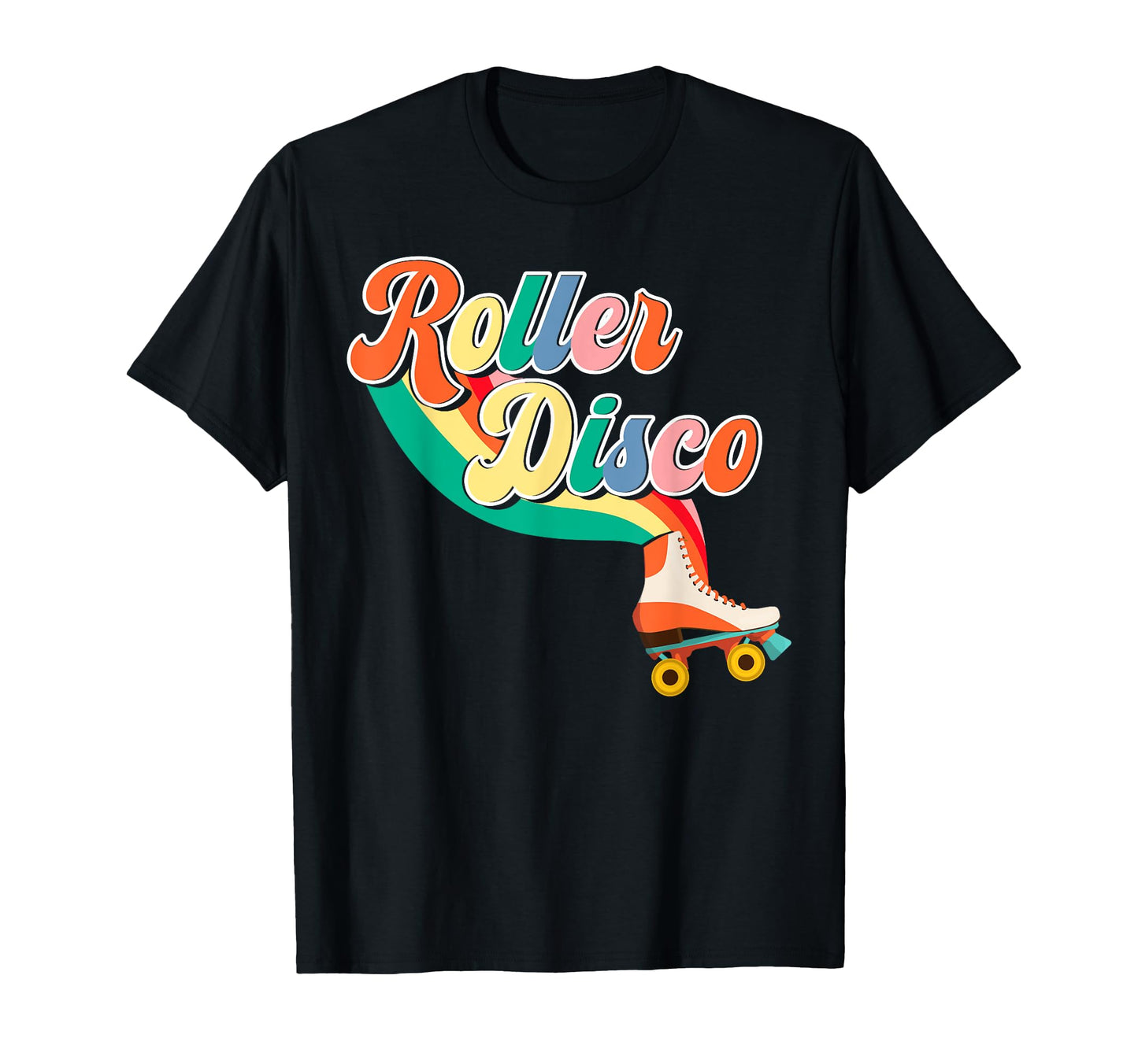 Roller Skating Skate 1970S Roller Disco T-Shirt - Graphic Print for Adults - T-Shirt, Sweatshirt, Hoodie