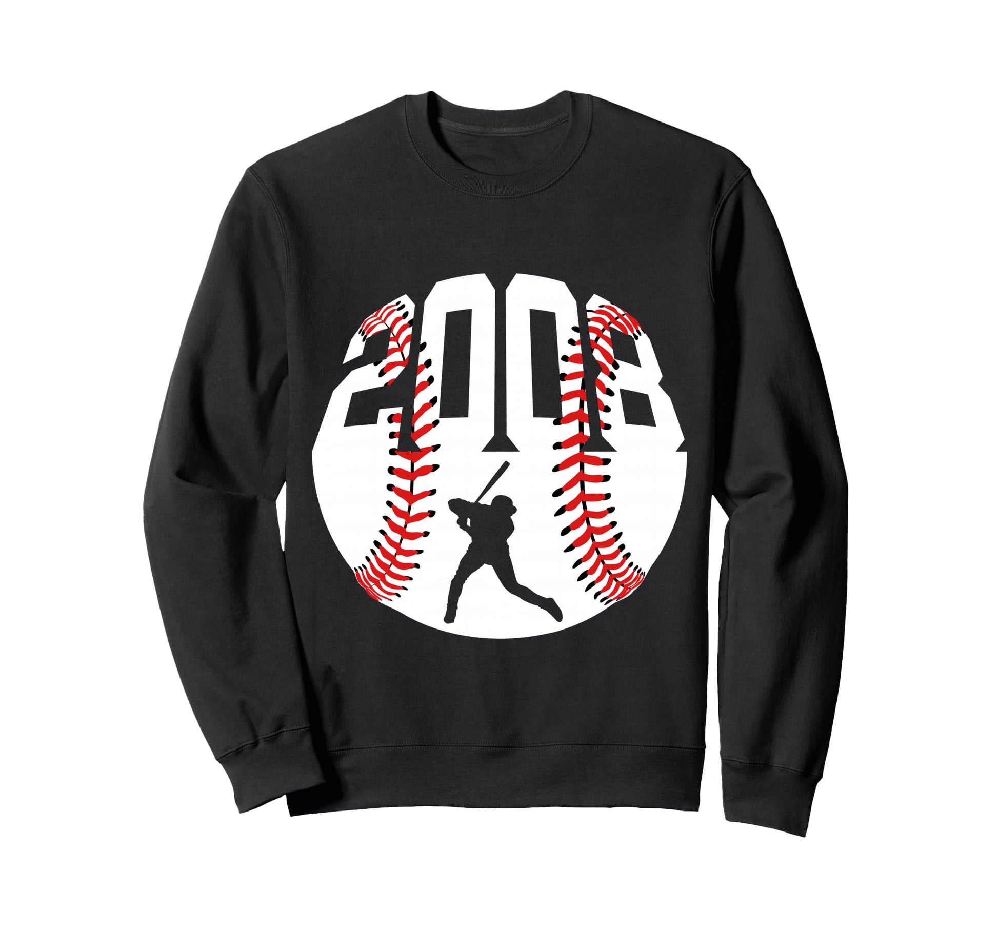 2008 Baseball 18Th Birthday Sweatshirt - Custom Art Print Men Women - T-Shirt, Sweatshirt, Hoodie