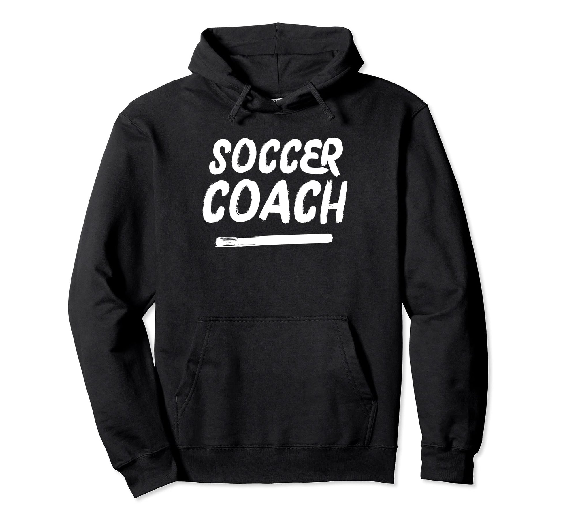 Soccer Coach Distressed Coaches Hoodie - Fun Novelty Design for Adults - T-Shirt, Sweatshirt, Hoodie