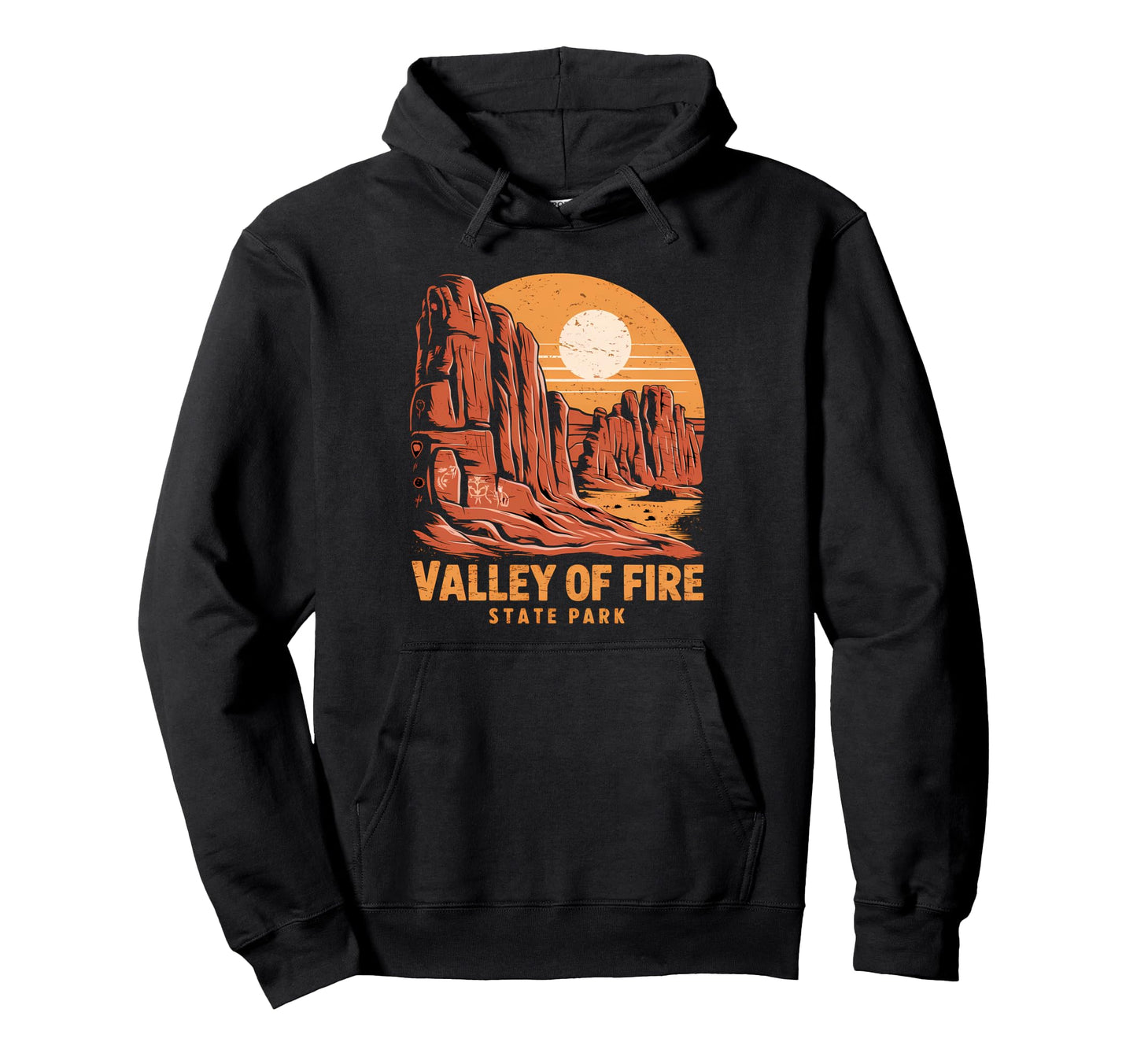 Valley Fire State Park Nevada Desert Hoodie - Streetwear Style Unisex - T-Shirt, Sweatshirt, Hoodie