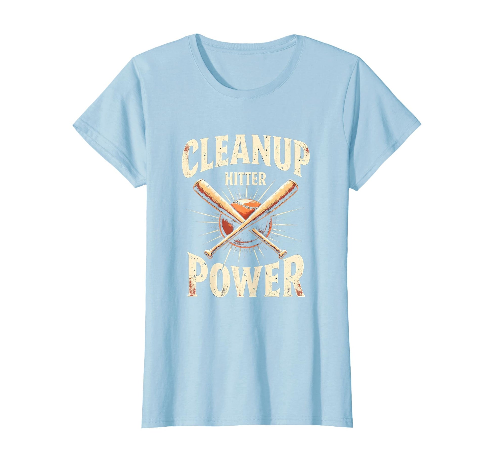 Cleanup Hitter Power Baseball T-Shirt - Casual Everyday Wear Unisex - T-Shirt, Sweatshirt, Hoodie