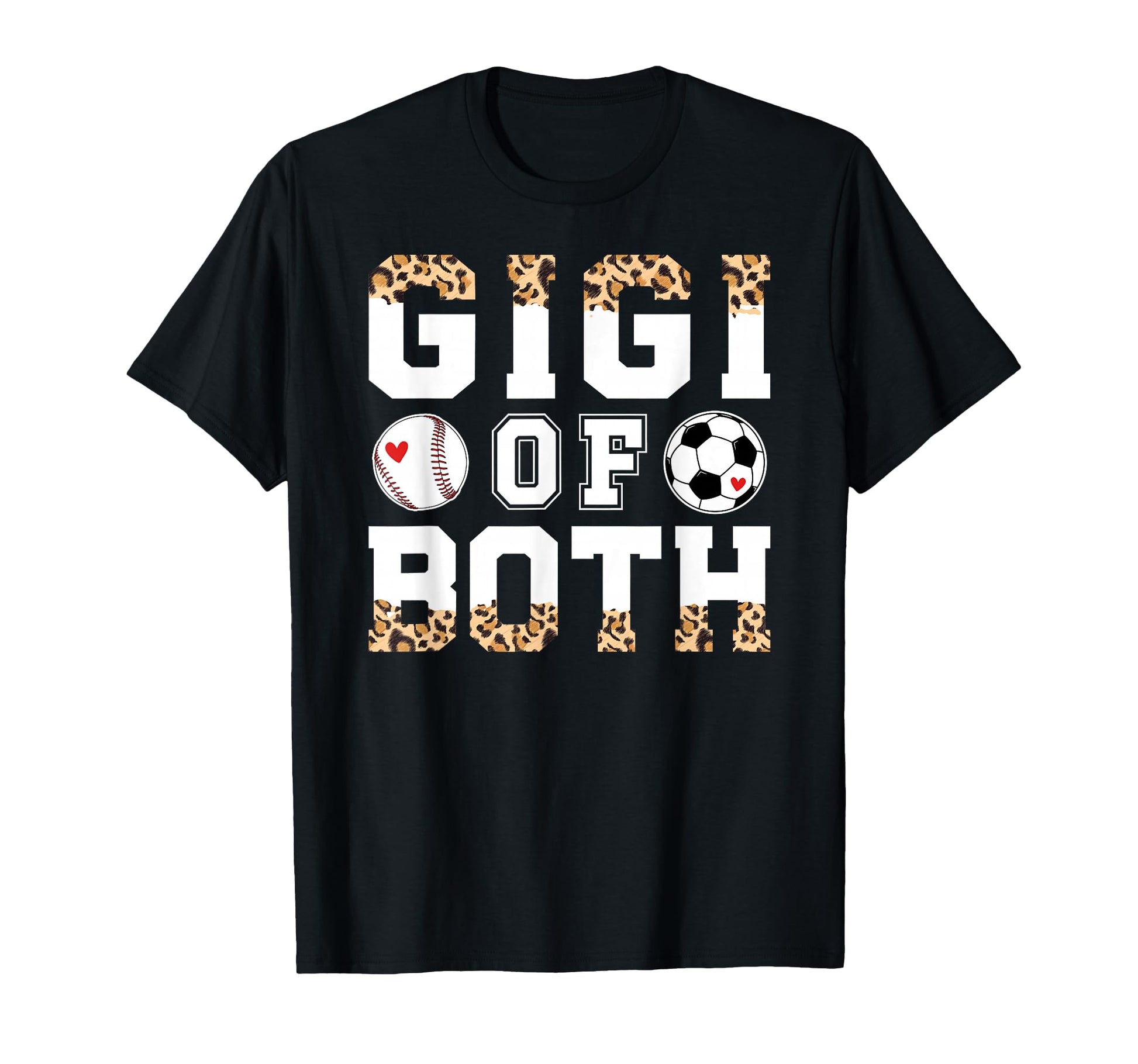 Gigi Both Leopard Baseball Soccer Gigi T-Shirt - Aesthetic Graphic Unisex - T-Shirt, Sweatshirt, Hoodie