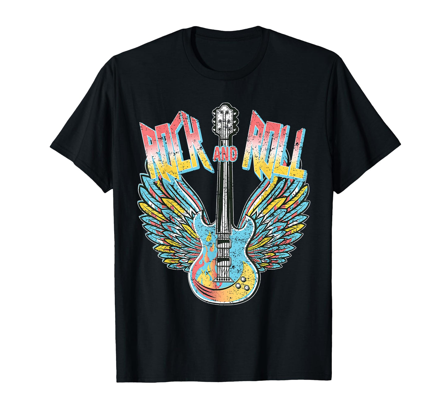80S Rock Roll Music Electric T-Shirt - Casual Everyday Wear Men Women - T-Shirt, Sweatshirt, Hoodie