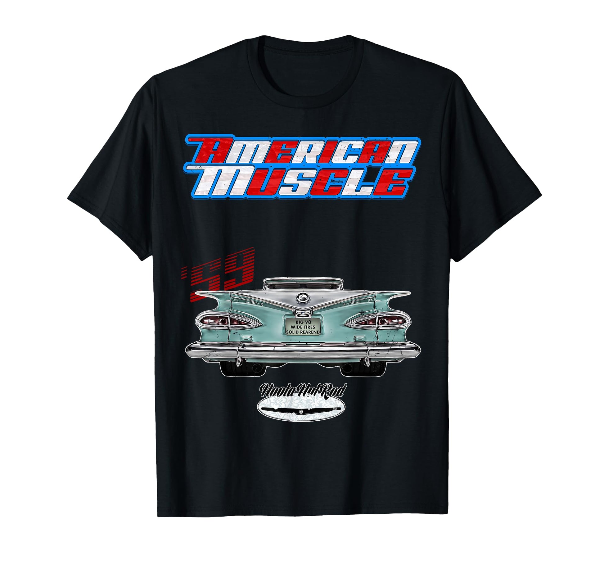 1959 El Camino Pickup Rockabilly Rusty Car T-Shirt - Graphic Print Unisex - T-Shirt, Sweatshirt, Hoodie