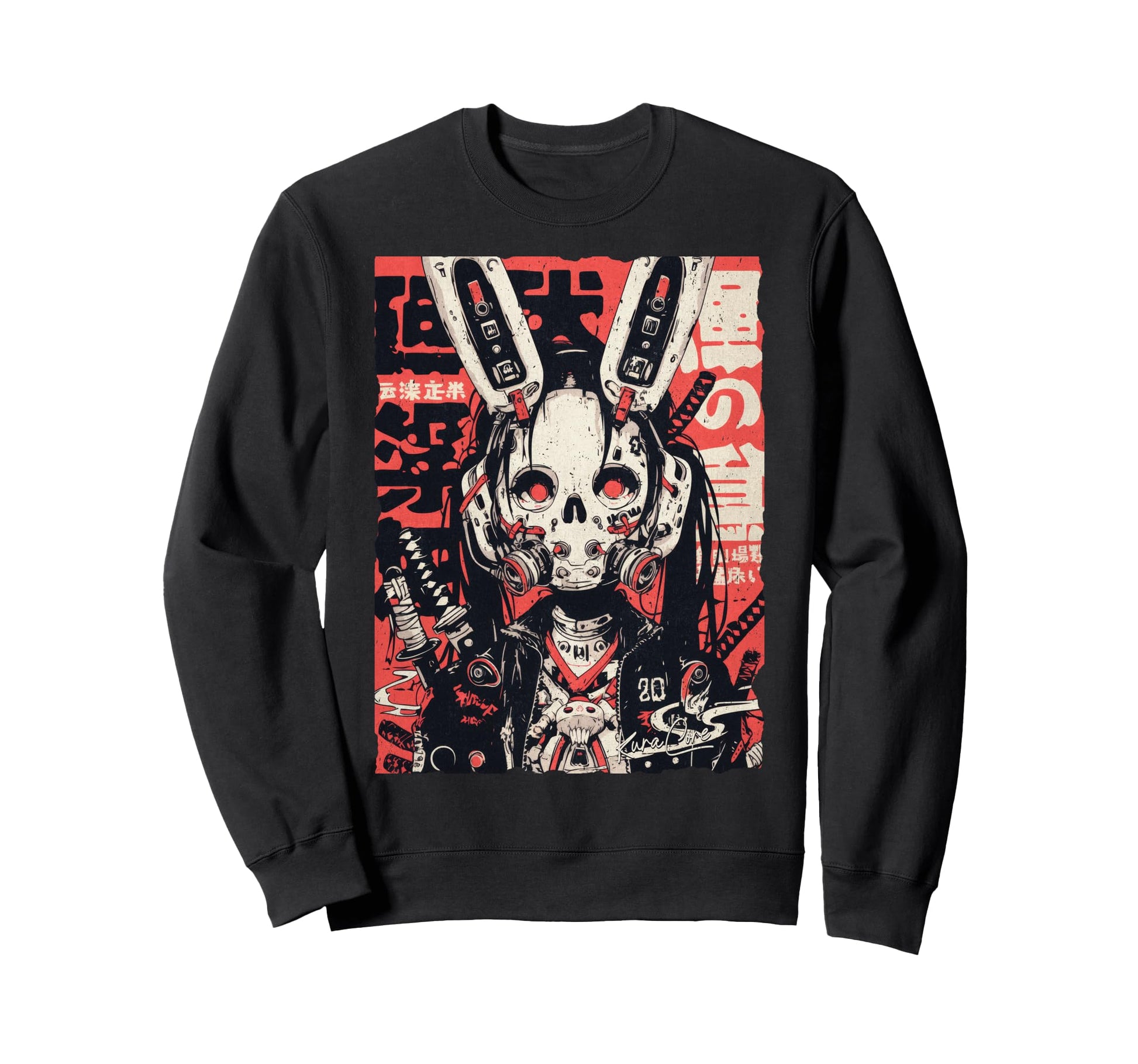 Japan Streetwear Cyberpunk Y2K Sweatshirt - Casual Everyday Wear Unisex - T-Shirt, Sweatshirt, Hoodie