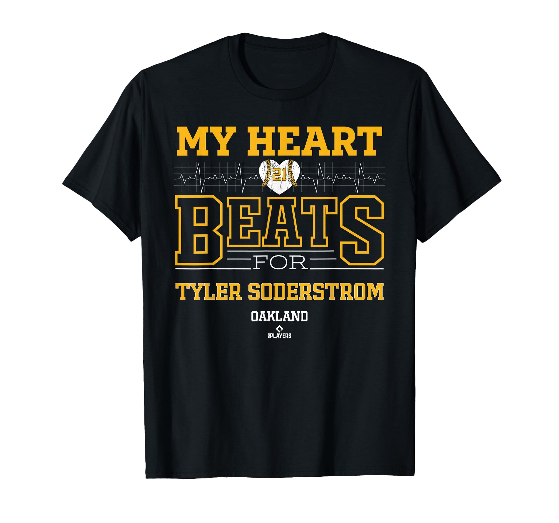 My Heart Beats Tyler Soderstrom Oakland T-Shirt - Unique Graphic Men Women - T-Shirt, Sweatshirt, Hoodie