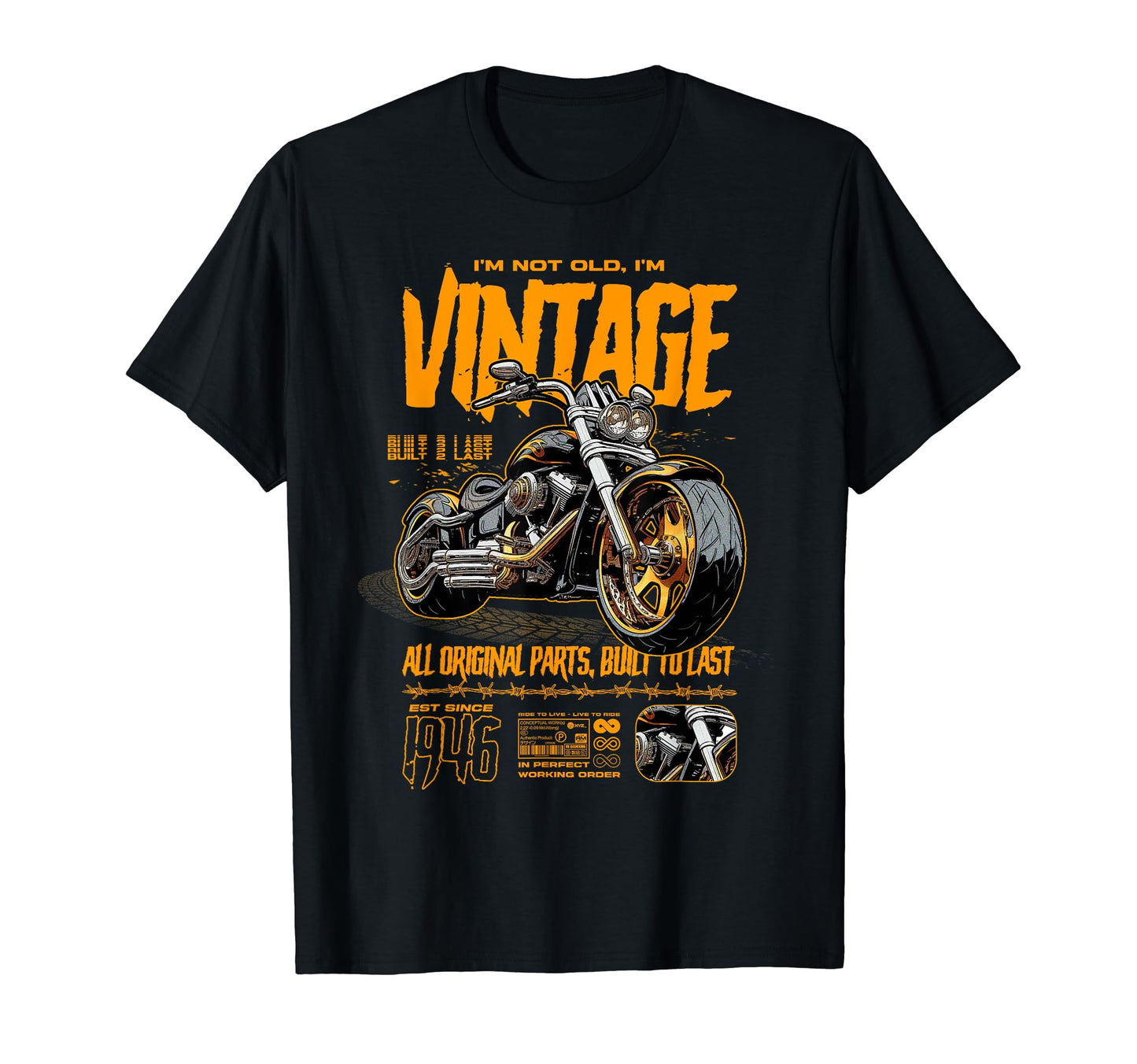 Motorcycle Bikers Motorbike T-Shirt - Aesthetic Graphic for Adults - T-Shirt, Sweatshirt, Hoodie