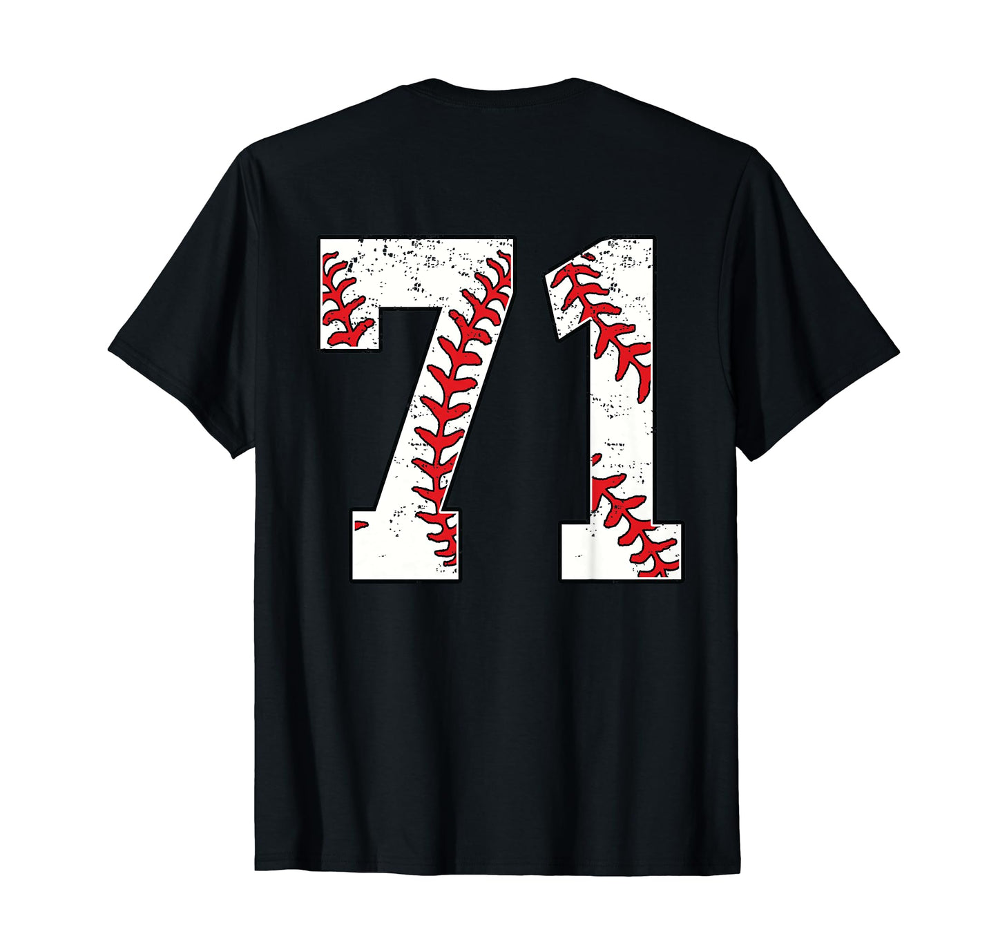 Number 71 Baseball Jersey Number 71 T-Shirt - Fun Novelty Design Men Women - T-Shirt, Sweatshirt, Hoodie