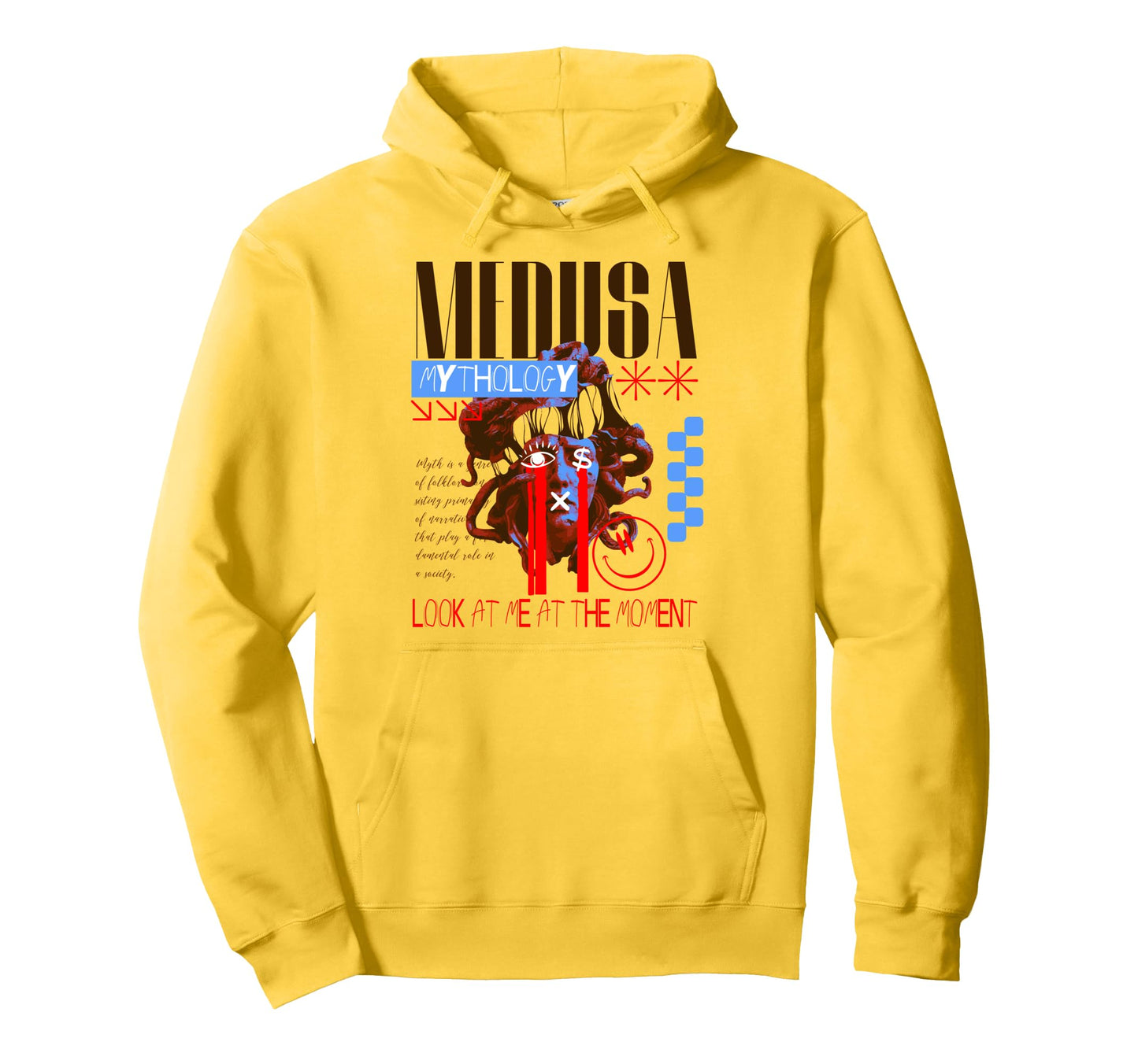 Y2K Medusa Bold Urban Graffiti Aesthetic Hoodie - Custom Art Print Unisex - T-Shirt, Sweatshirt, Hoodie
