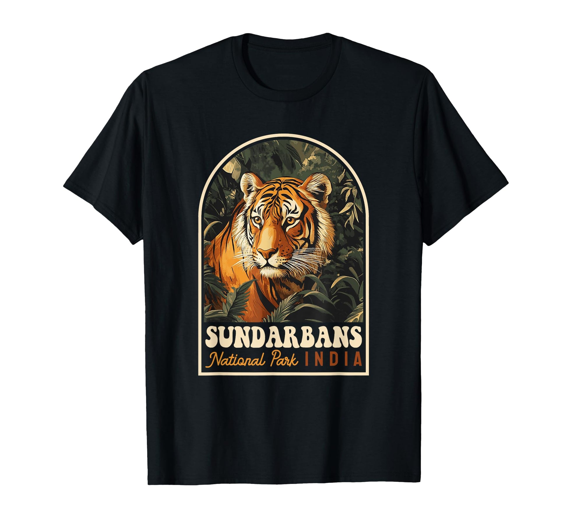 Sundarbans National Park India Bengal Tiger T-Shirt - Graphic Print Unisex - T-Shirt, Sweatshirt, Hoodie