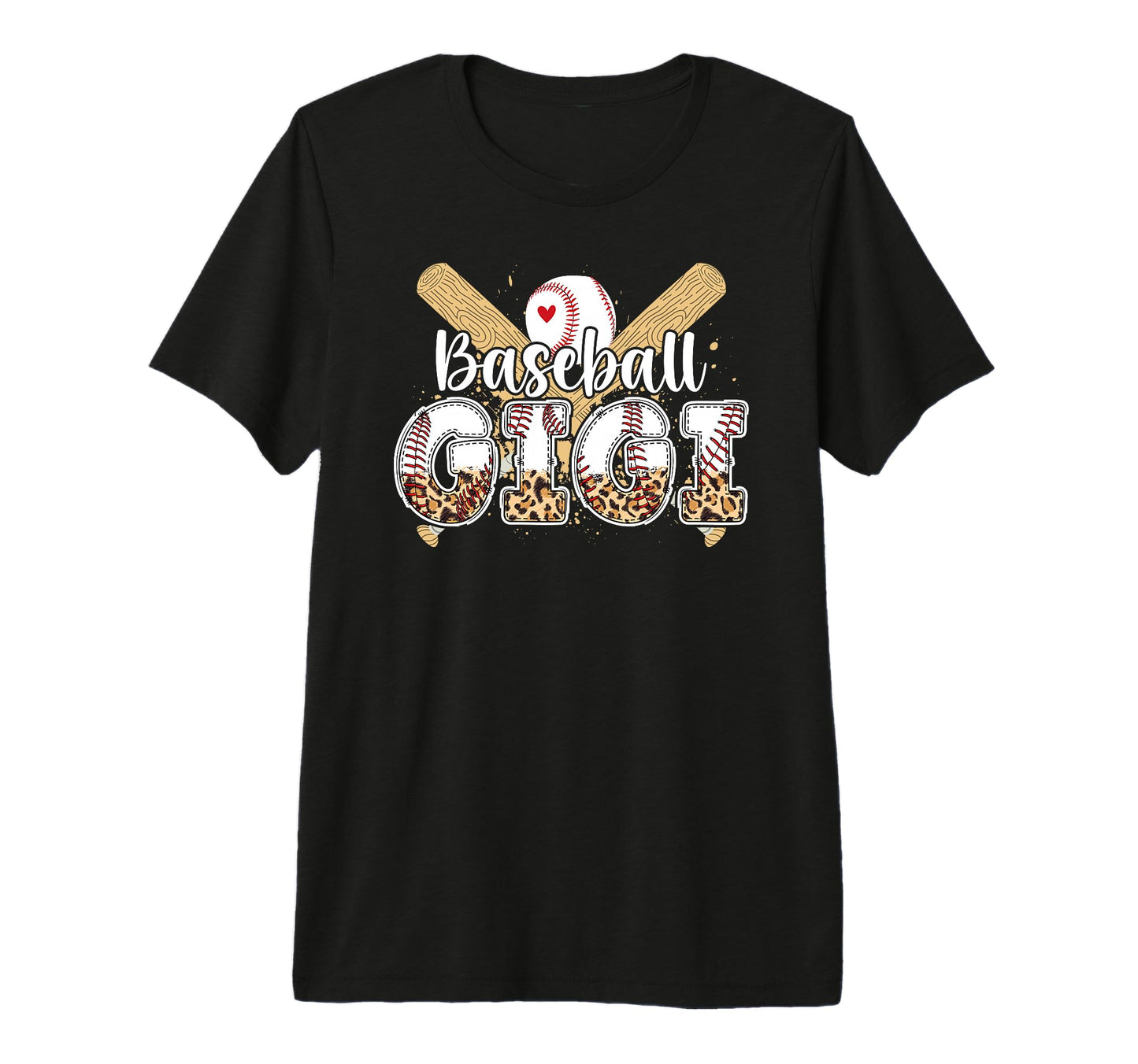 Baseball Gigi Leopard Gigi T-Shirt - Casual Everyday Wear Men Women - T-Shirt, Sweatshirt, Hoodie