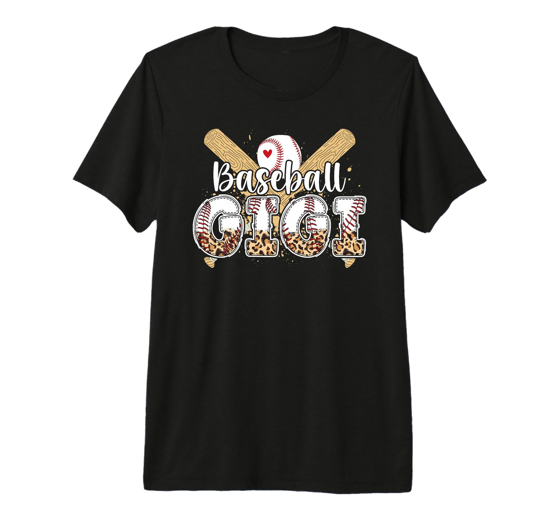 Baseball Gigi Leopard Gigi T-Shirt - Casual Everyday Wear Men Women - T-Shirt, Sweatshirt, Hoodie