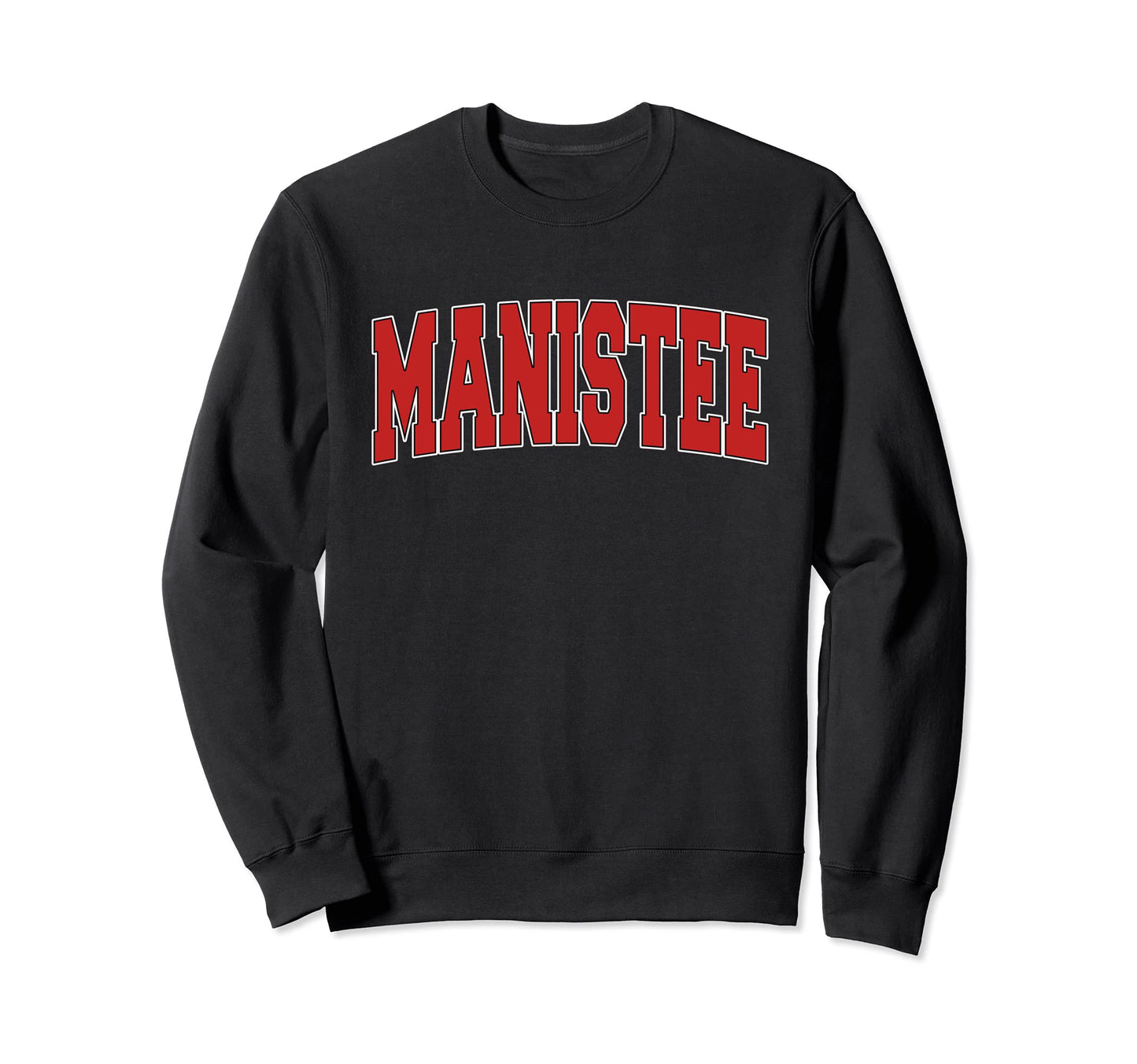 Manistee Mi Michigan Varsity Usa Sweatshirt - Graphic Print Men Women - T-Shirt, Sweatshirt, Hoodie