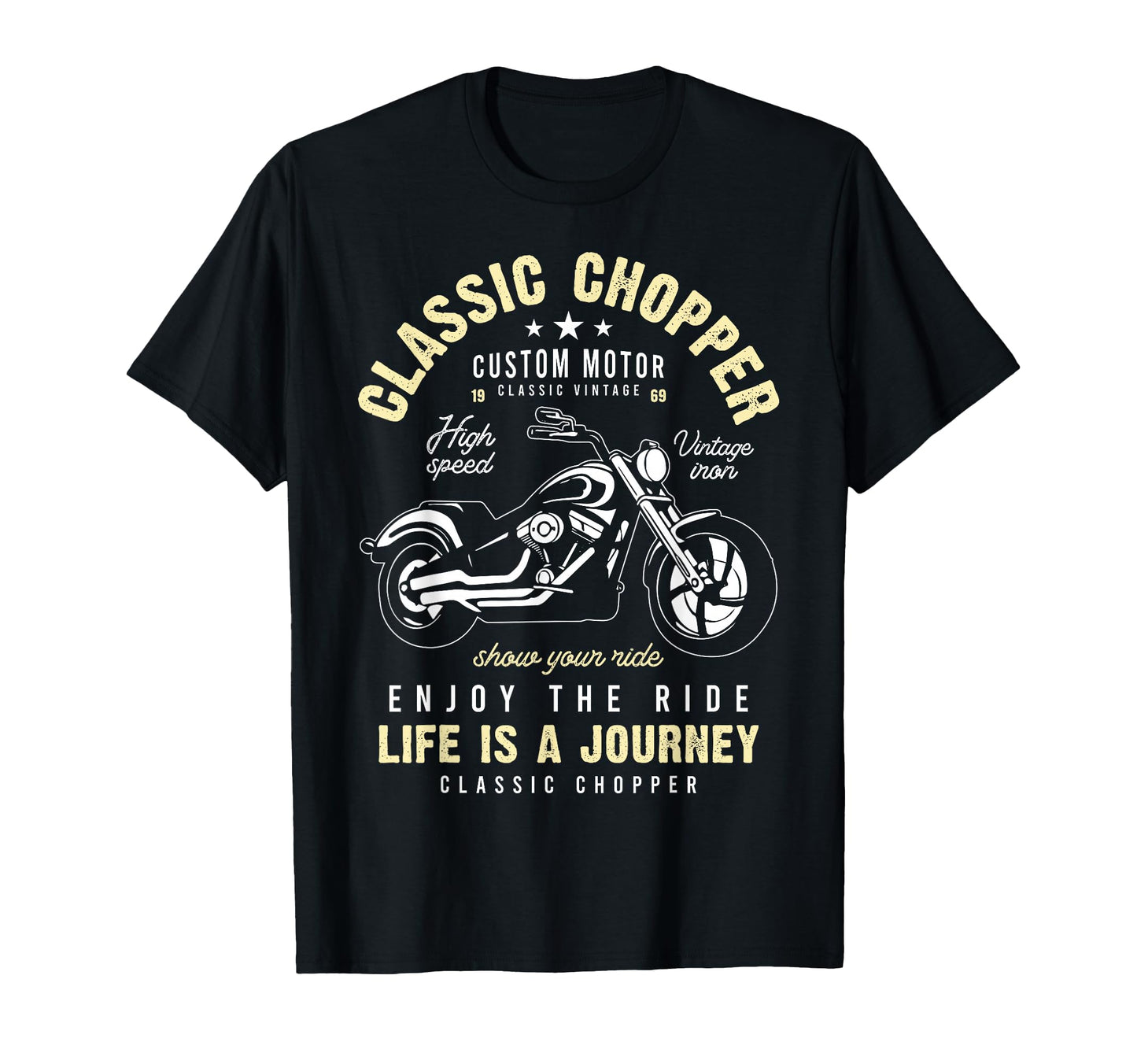 Funny Biker Choppers Motorcycle Low T-Shirt - Fun Novelty Design Unisex - T-Shirt, Sweatshirt, Hoodie