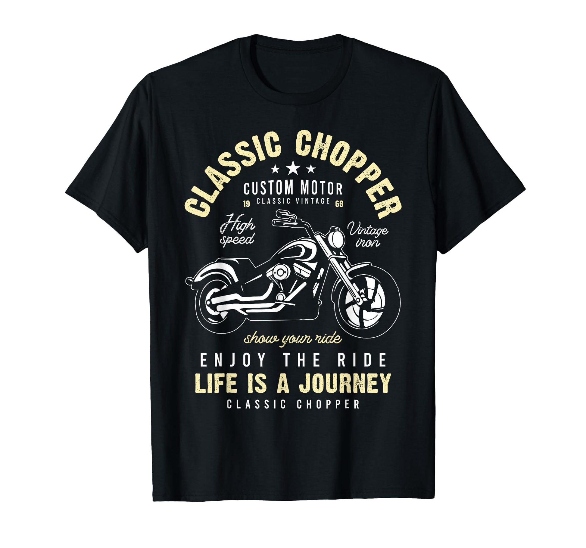 Funny Biker Choppers Motorcycle Low T-Shirt - Fun Novelty Design Unisex - T-Shirt, Sweatshirt, Hoodie