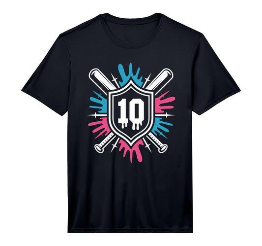 10Th Birthday Baseball Party Future Home T-Shirt - Graphic Print Unisex - T-Shirt, Sweatshirt, Hoodie