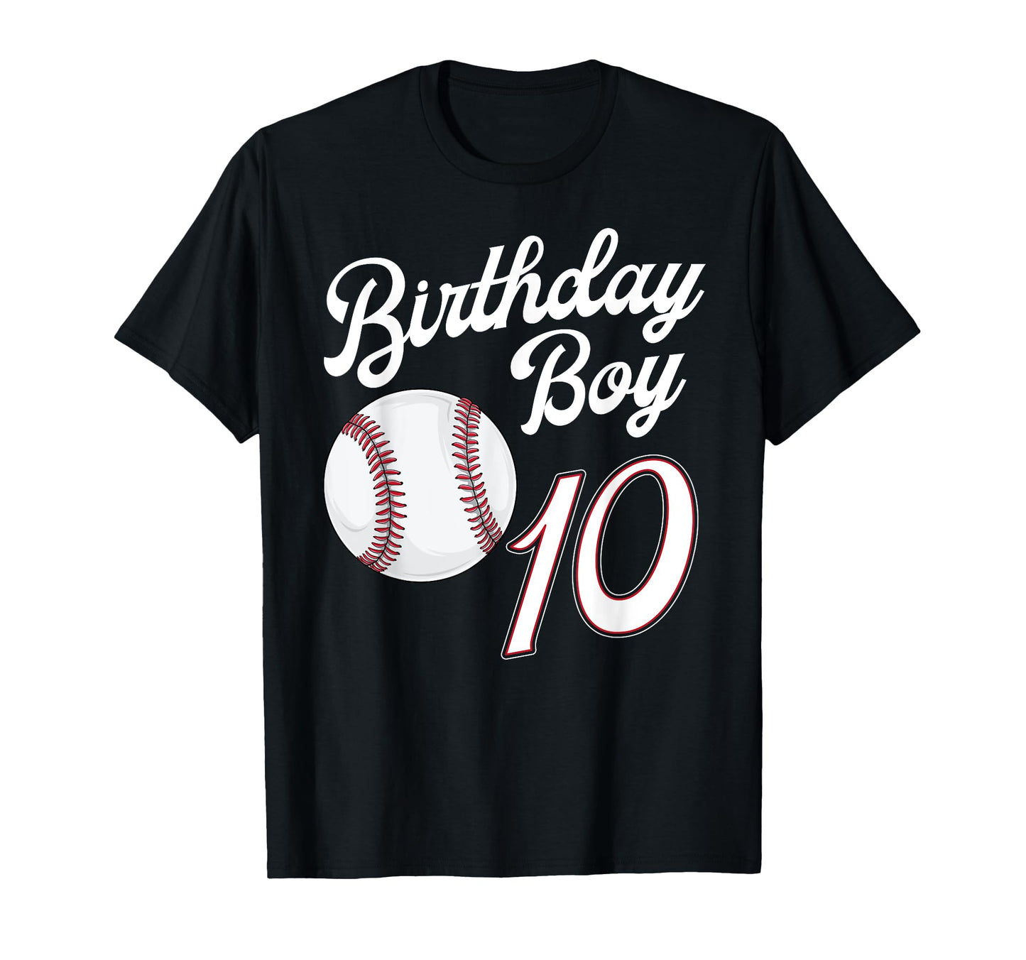10 Years Old Baseball Themed 10Th T-Shirt - Streetwear Style for Adults - T-Shirt, Sweatshirt, Hoodie