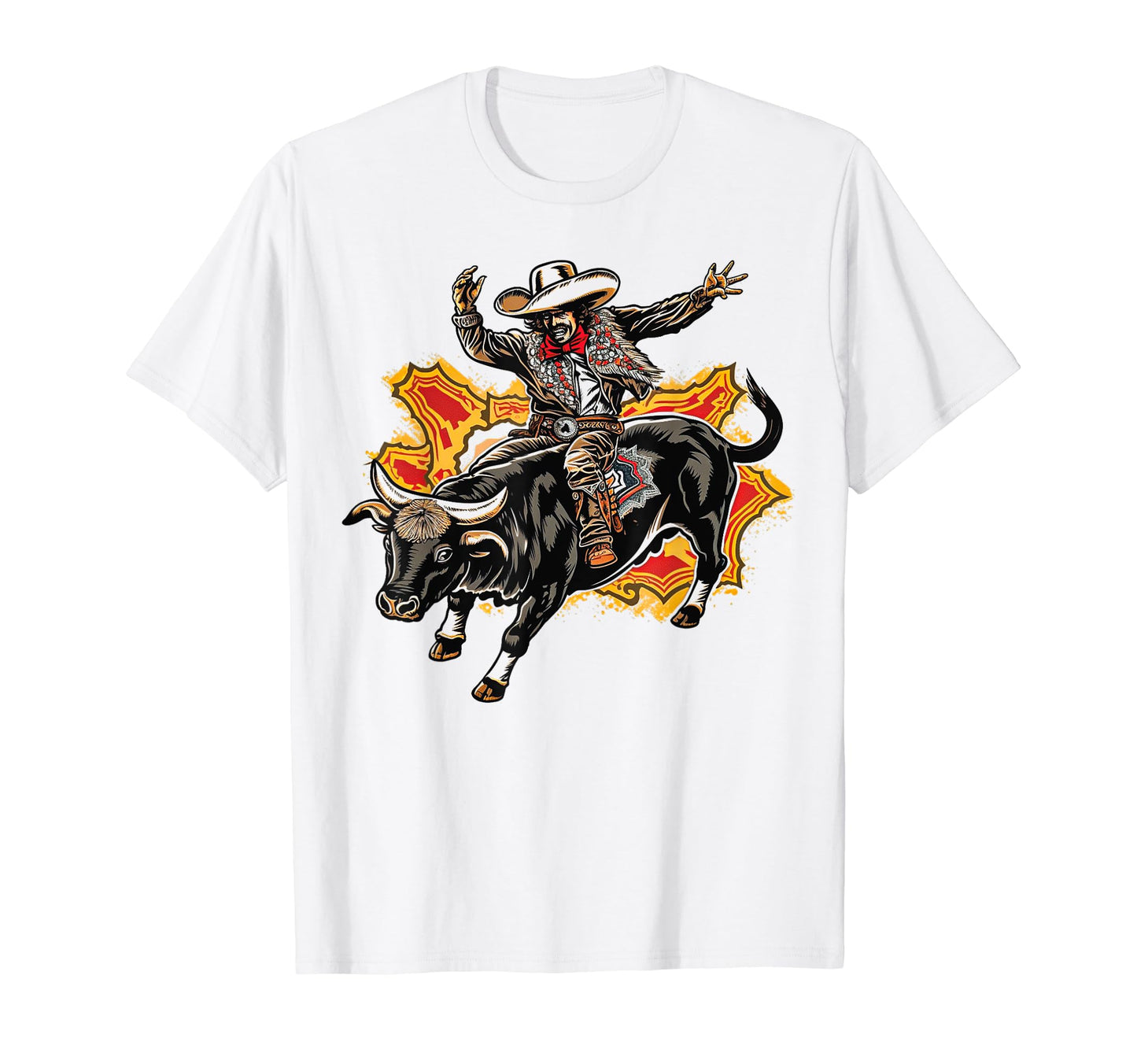 Cowboy Rodeo Horse Riding Usa Cowboy T-Shirt - Novelty Apparel for Adults - T-Shirt, Sweatshirt, Hoodie