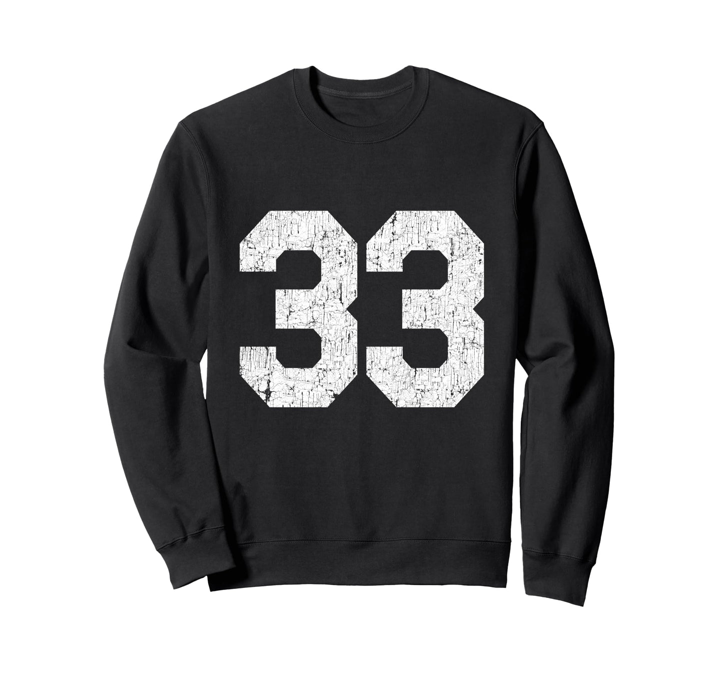 33 Jersey Uniform Varsity Sports Number Sweatshirt - Unique Graphic Unisex - T-Shirt, Sweatshirt, Hoodie