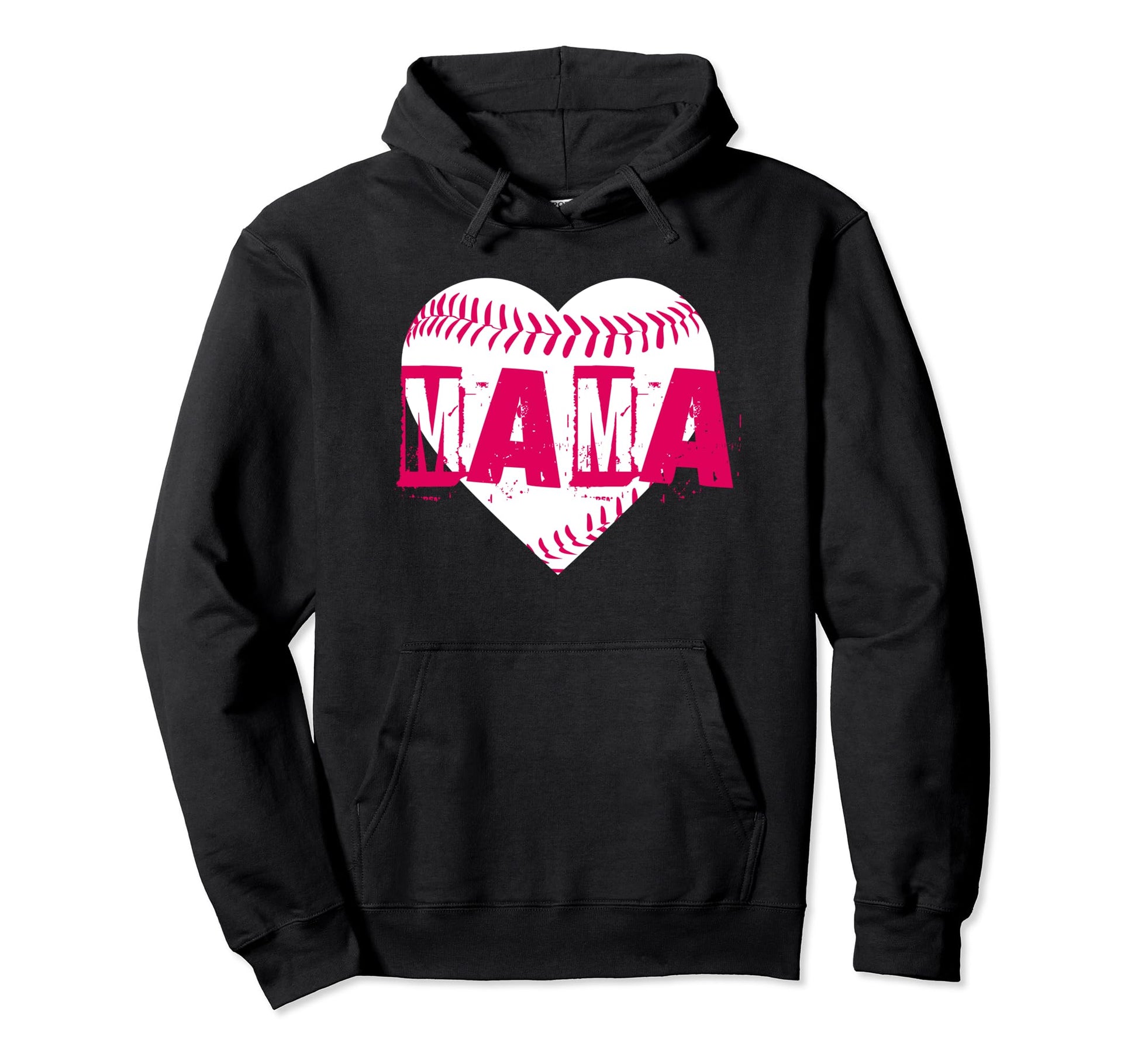Home Run Love Baseball Mama Hoodie - Graphic Print Unisex - T-Shirt, Sweatshirt, Hoodie